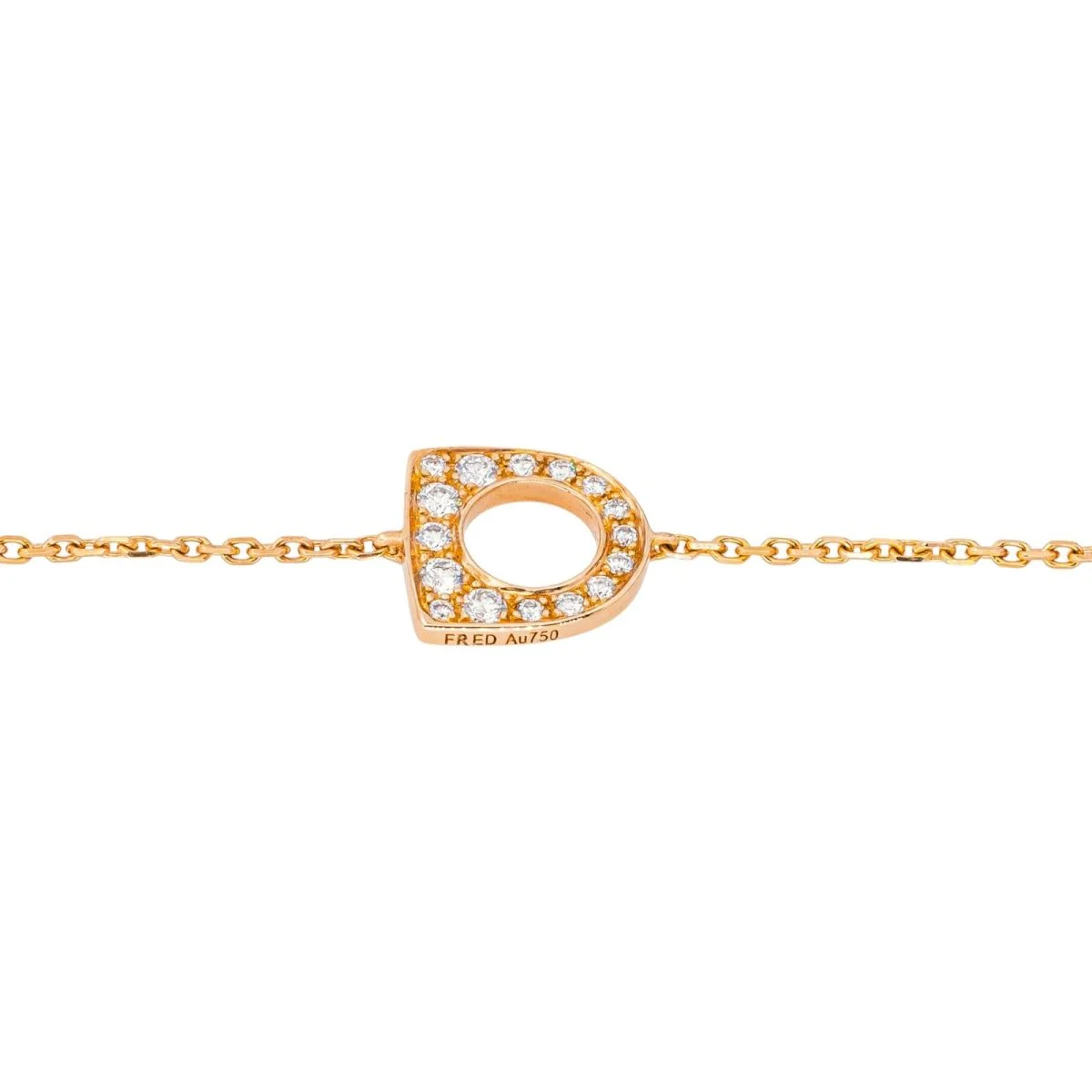 FRED "Success" Flexible Bracelet in rose gold and diamonds - Image 6