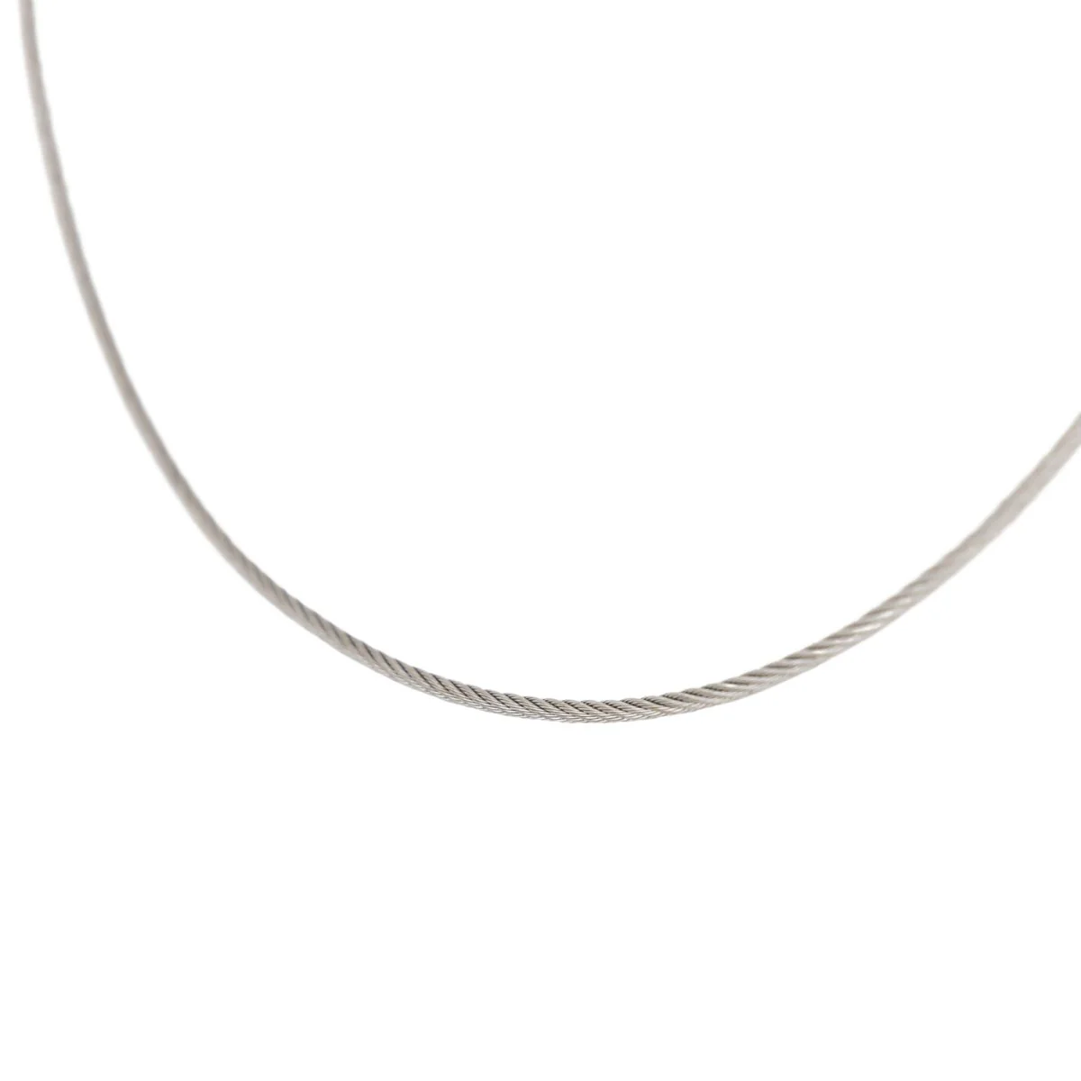 FRED Cable Necklace in White Gold - Image 6