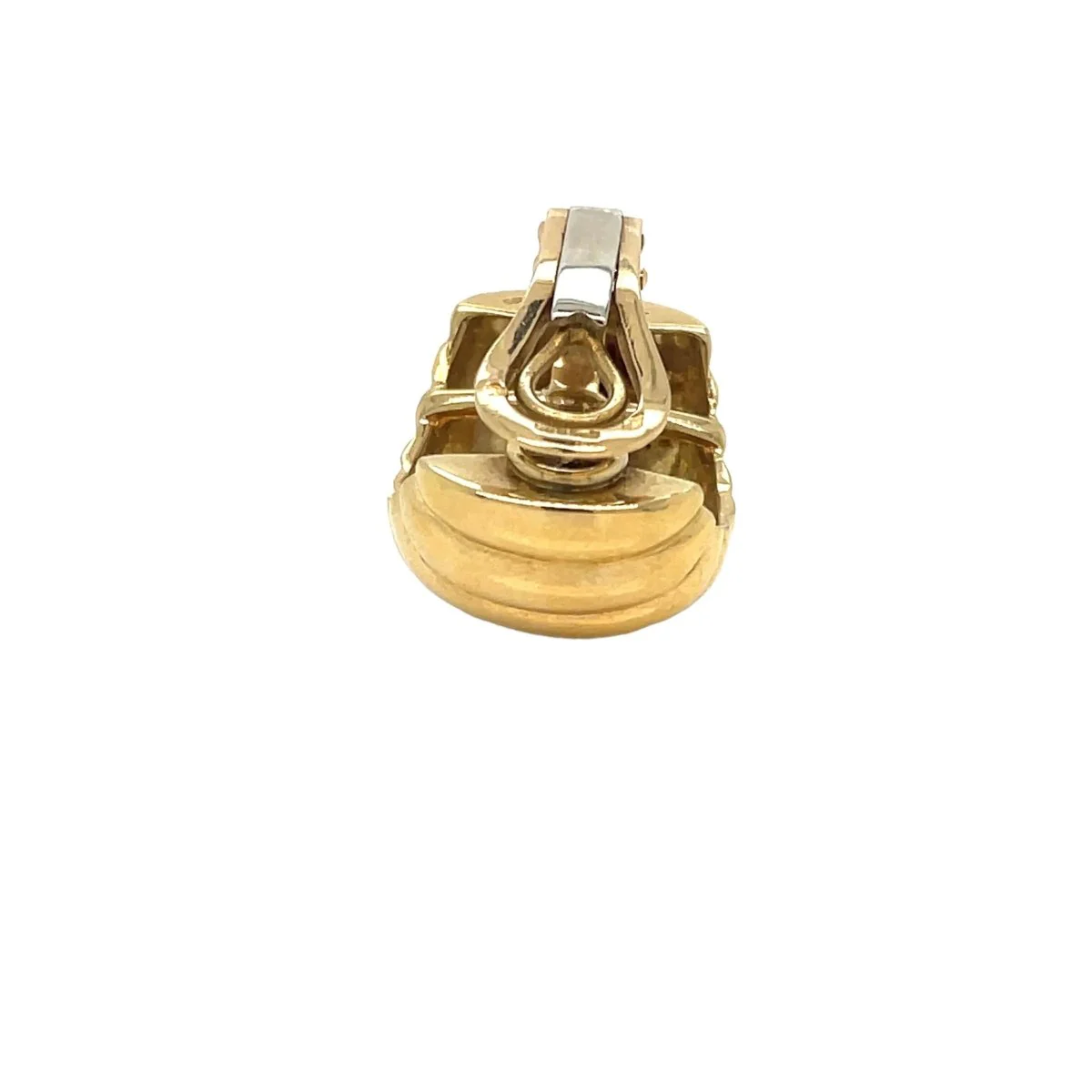 FRED earring in yellow gold - Image 4