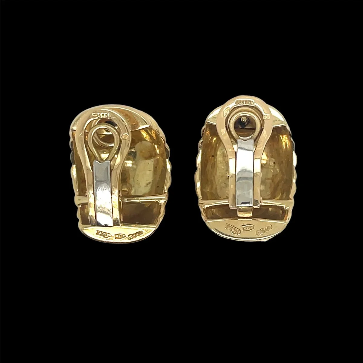 FRED earring in yellow gold - Image 6