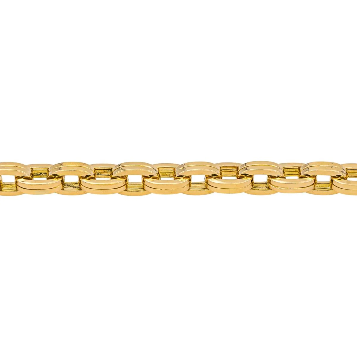 Bracelet Maille GAY FRÈRES in yellow gold and diamond - Image 3