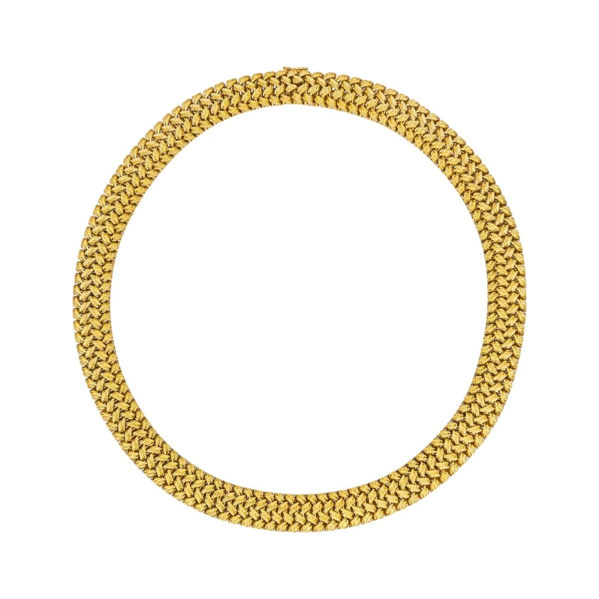 Gay Frères Necklace Soft mesh Yellow gold