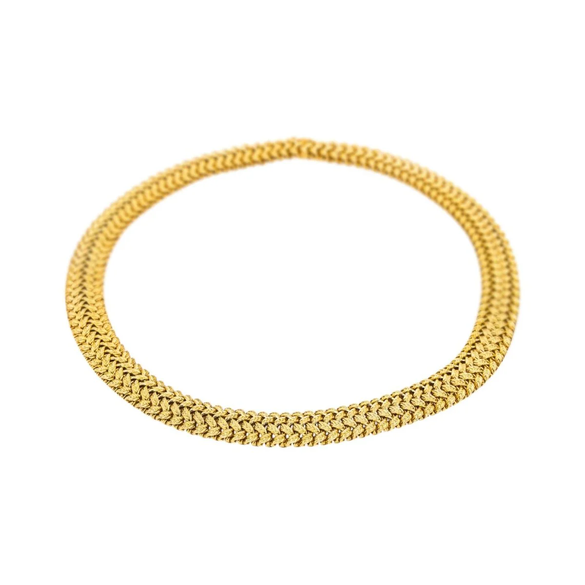 Gay Frères Necklace Soft mesh Yellow gold - Image 5
