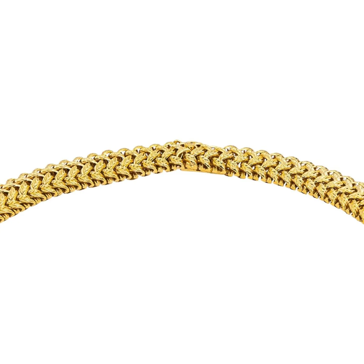 Gay Frères Necklace Soft mesh Yellow gold - Image 6