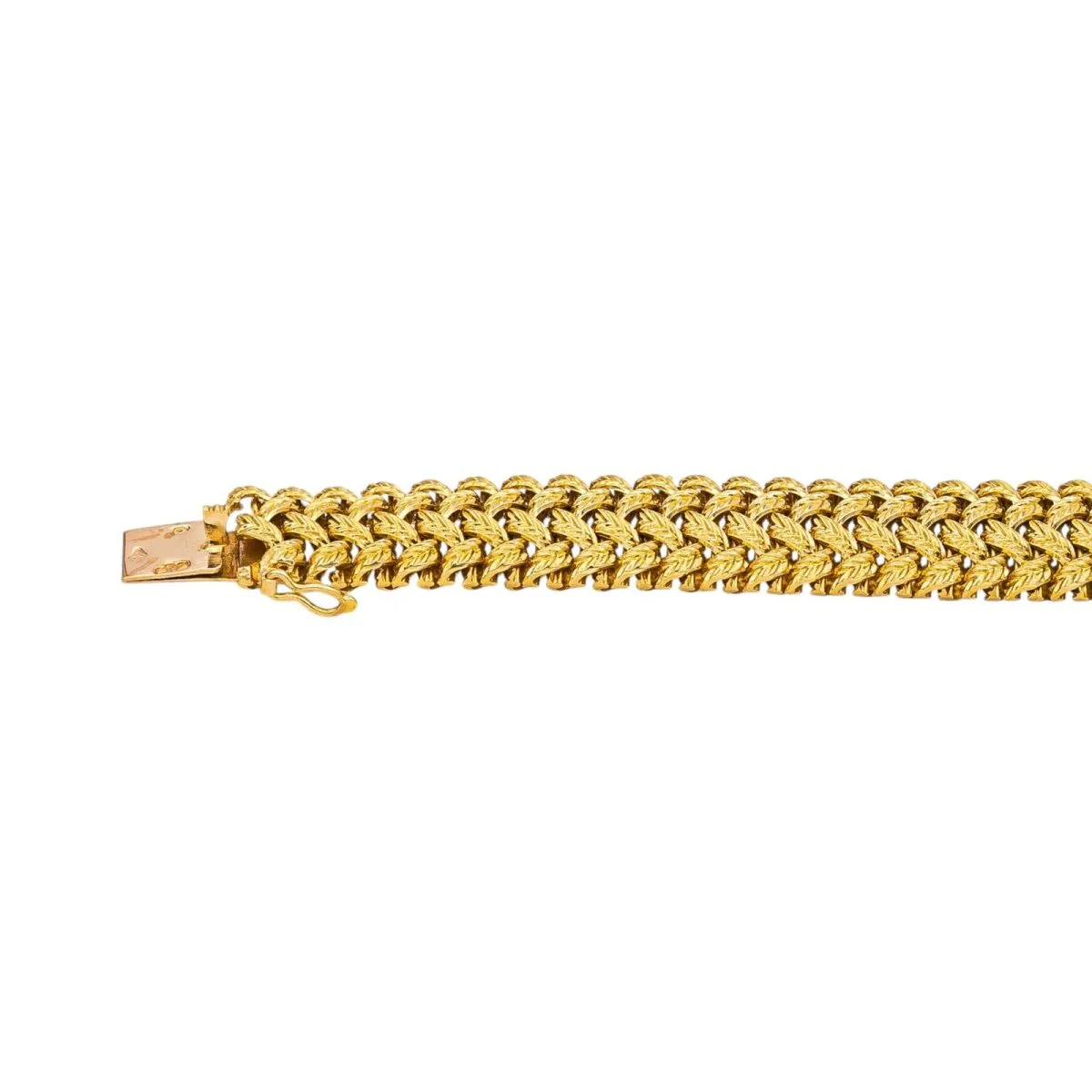Gay Frères Necklace Soft mesh Yellow gold - Image 8