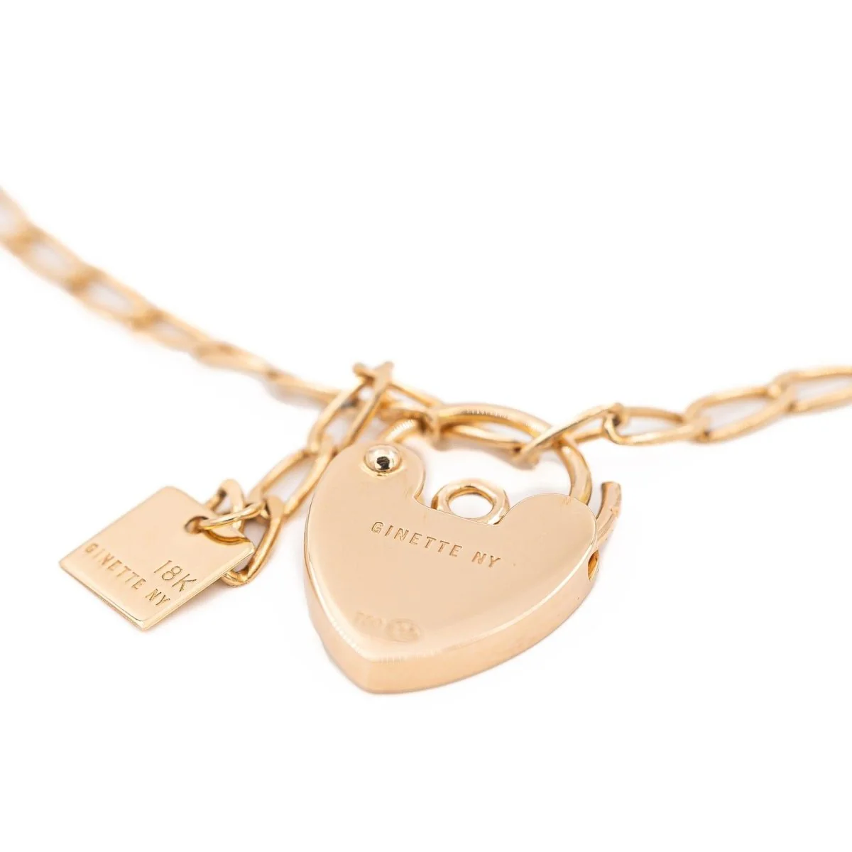 GINETTE NY “Providence” Chain Bracelet in pink gold - Image 3