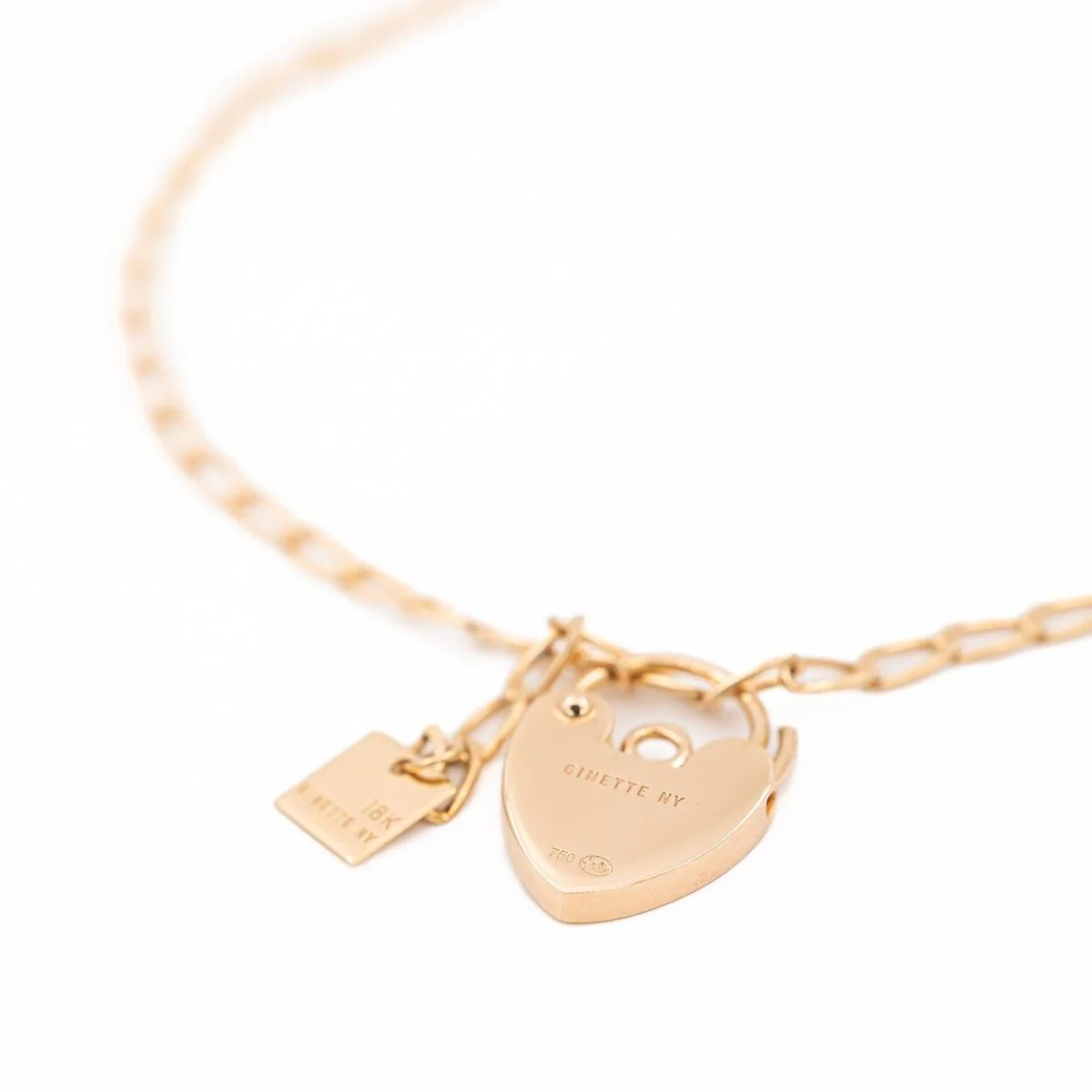 GINETTE NY “Providence” Chain Bracelet in pink gold - Image 4