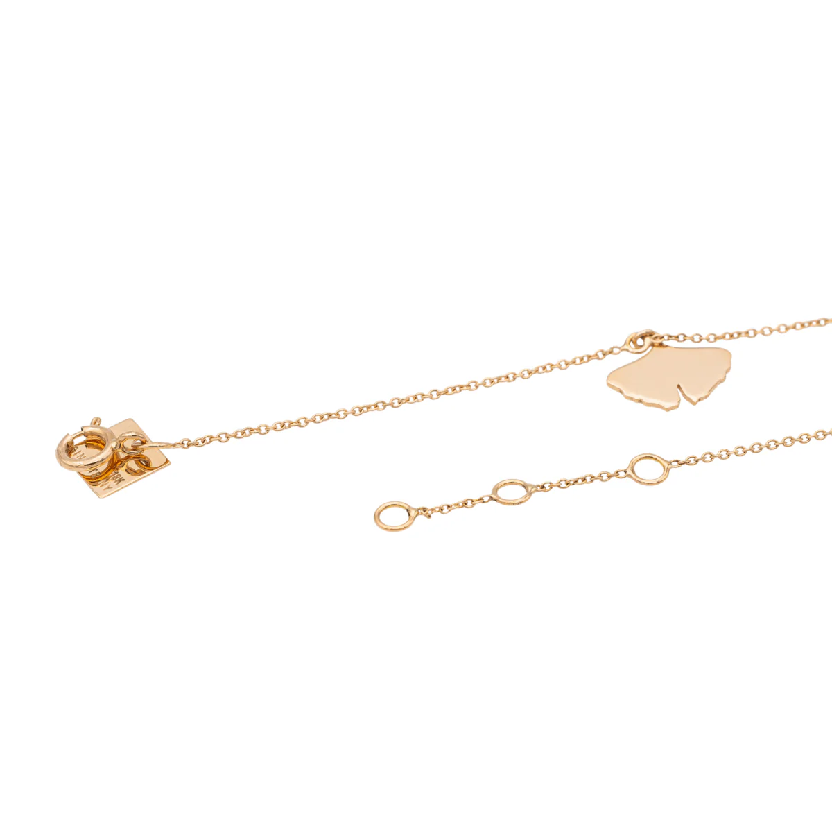 Ginette NY Pink Gold Ginkgo Bracelet - Image 7