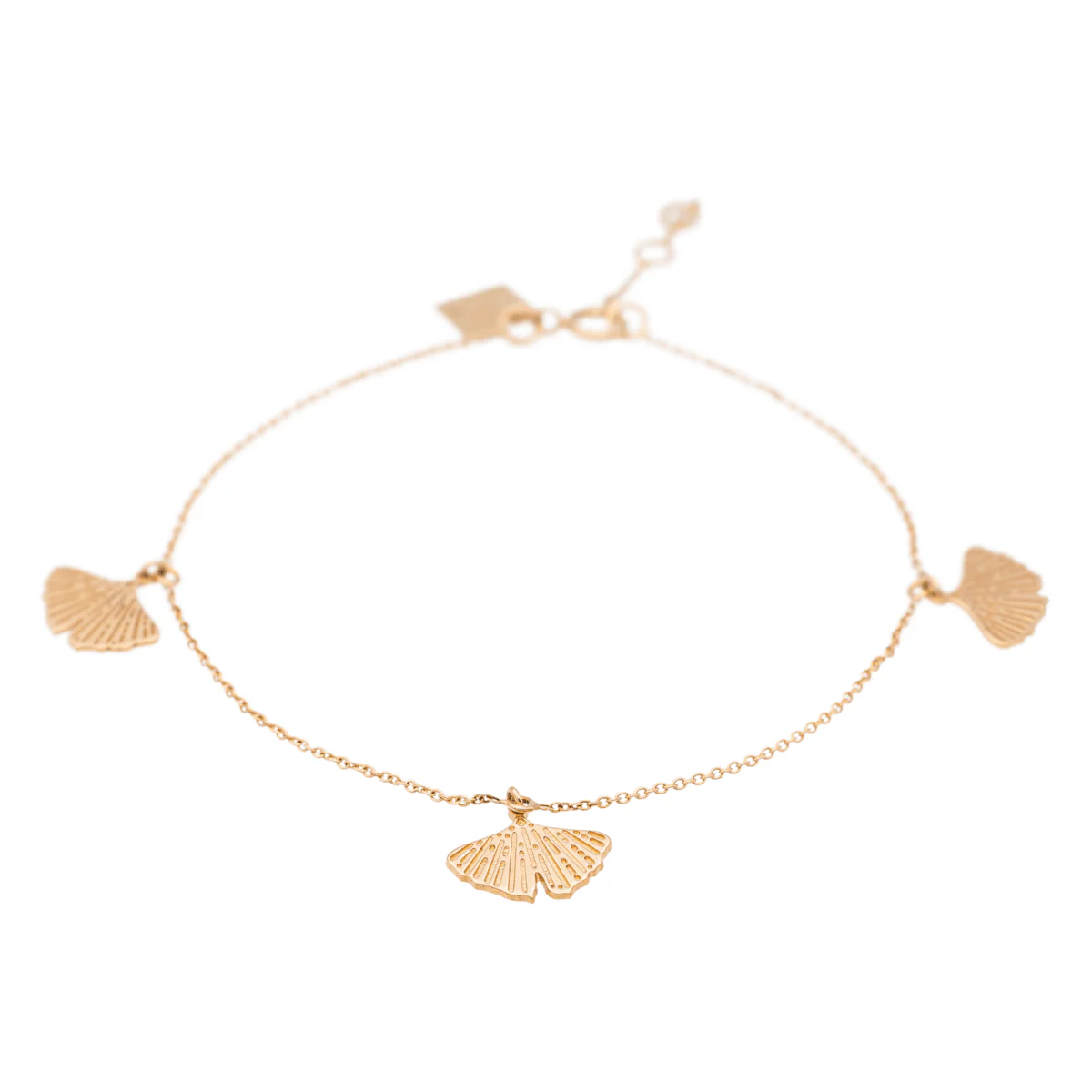 Ginette NY Rose Gold Ginkgo Bracelet