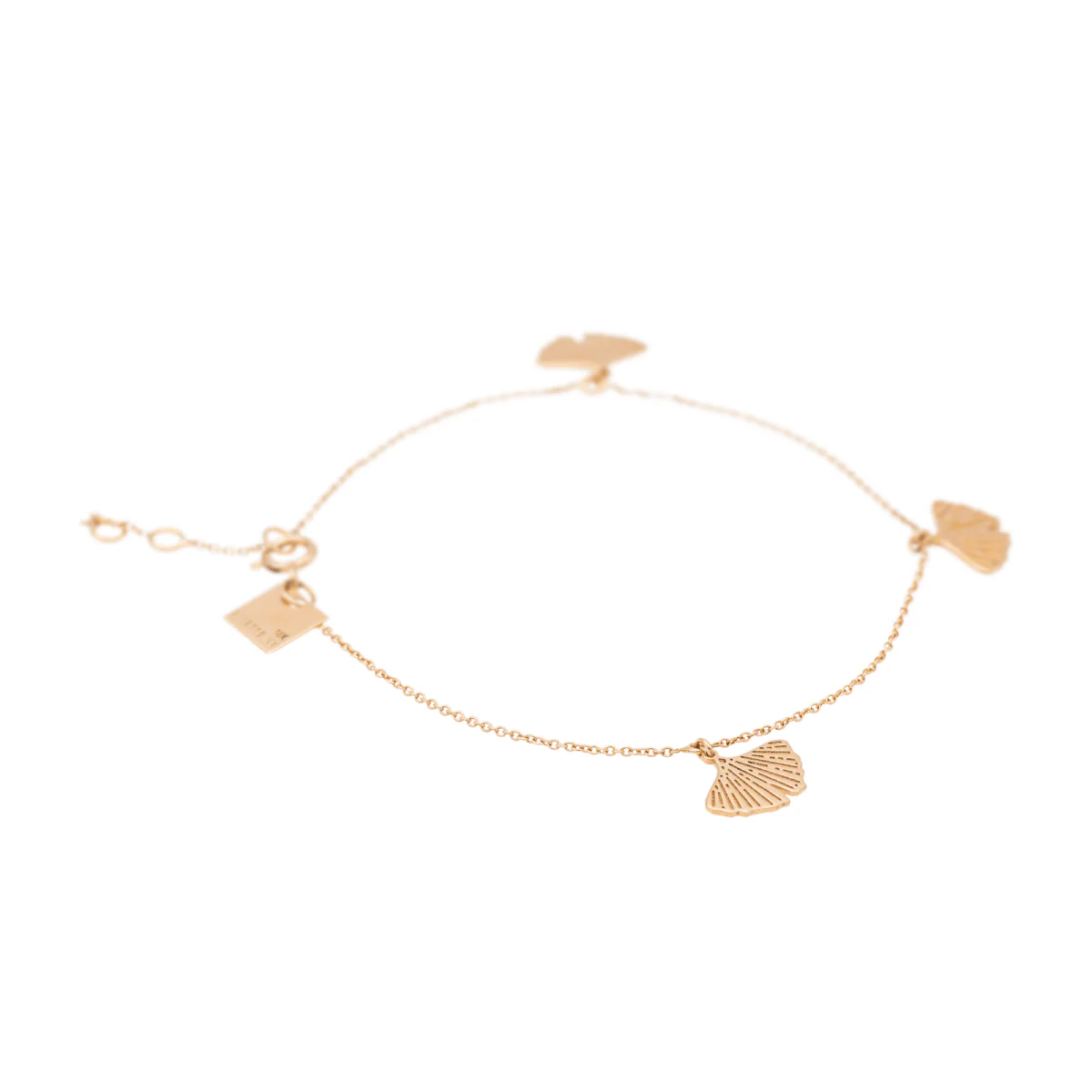 Ginette NY Rose Gold Ginkgo Bracelet - Image 6