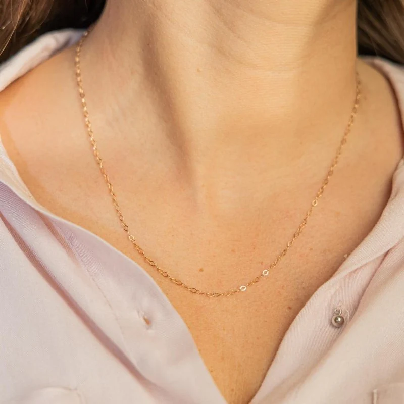 Ginette NY Rose Gold Chain Necklace - Image 2