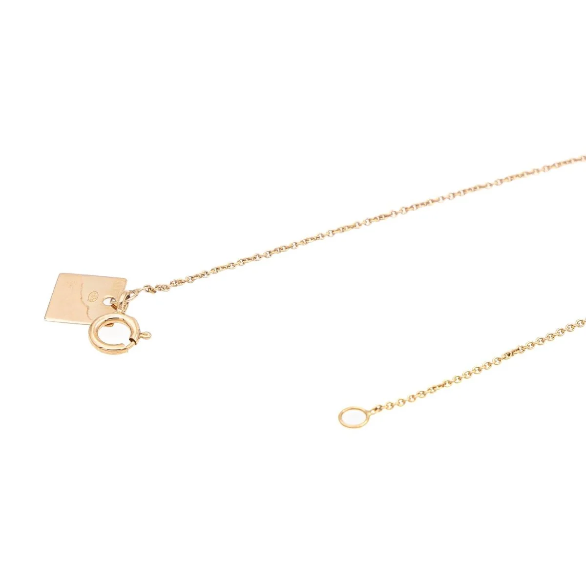 Ginette NY Donut On Chain Necklace Rose gold - Image 6