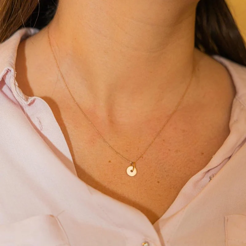 Ginette NY Necklace Donut Rose gold - Image 2