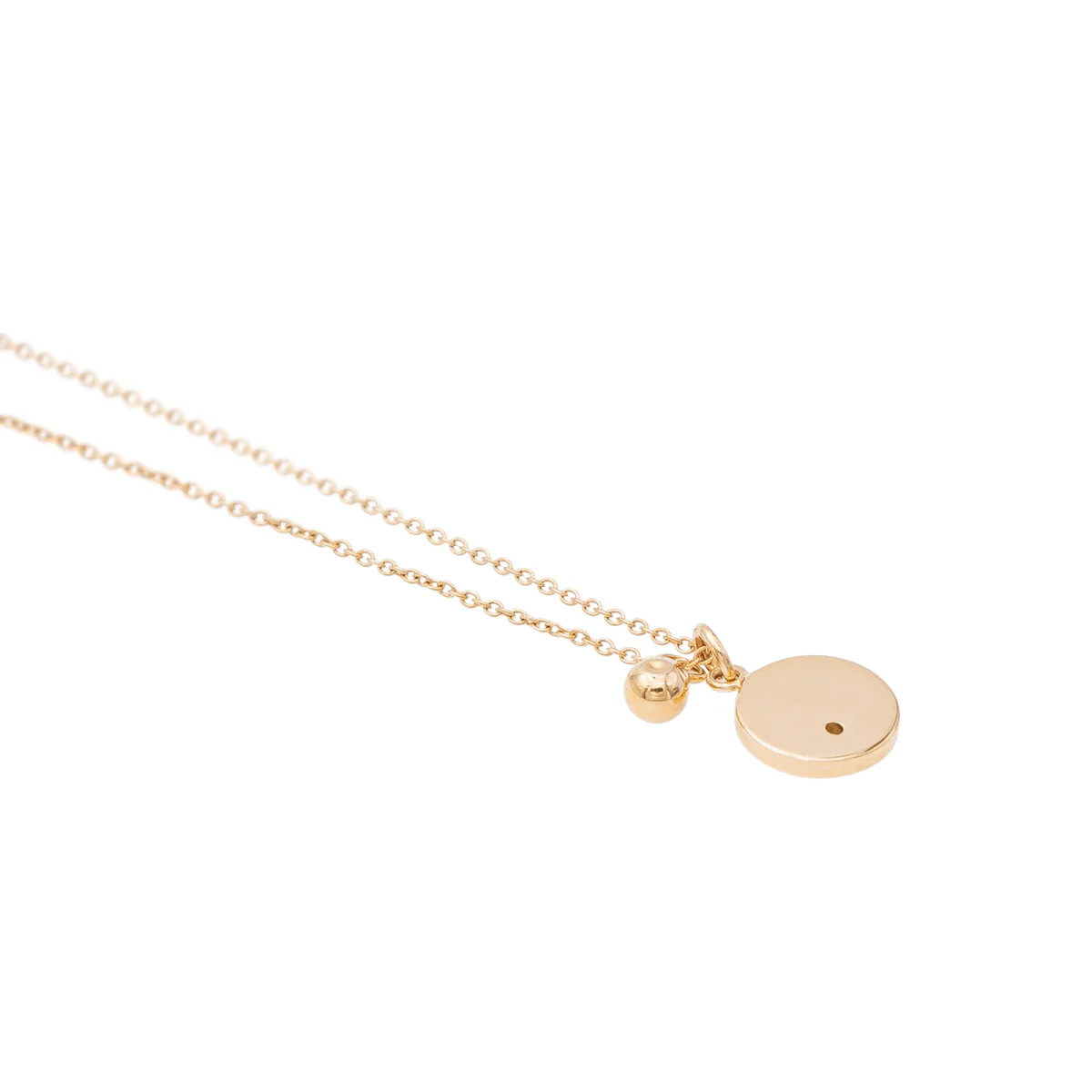 Necklace GINETTE NY "Mini Ever" chain in rose gold and diamond - Image 4