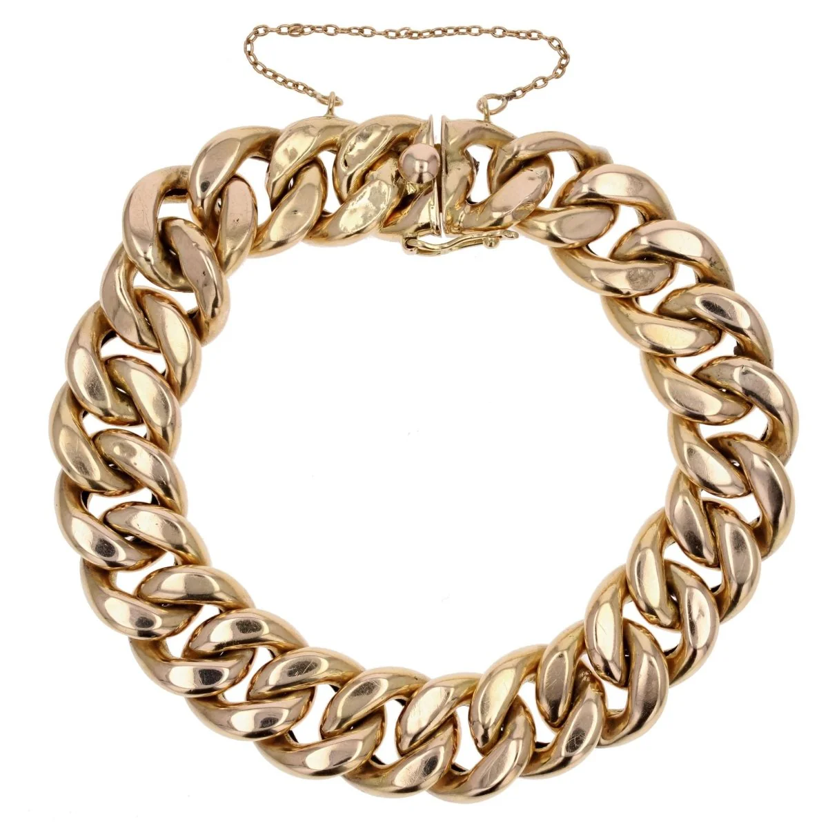 Maille bracelet in yellow gold