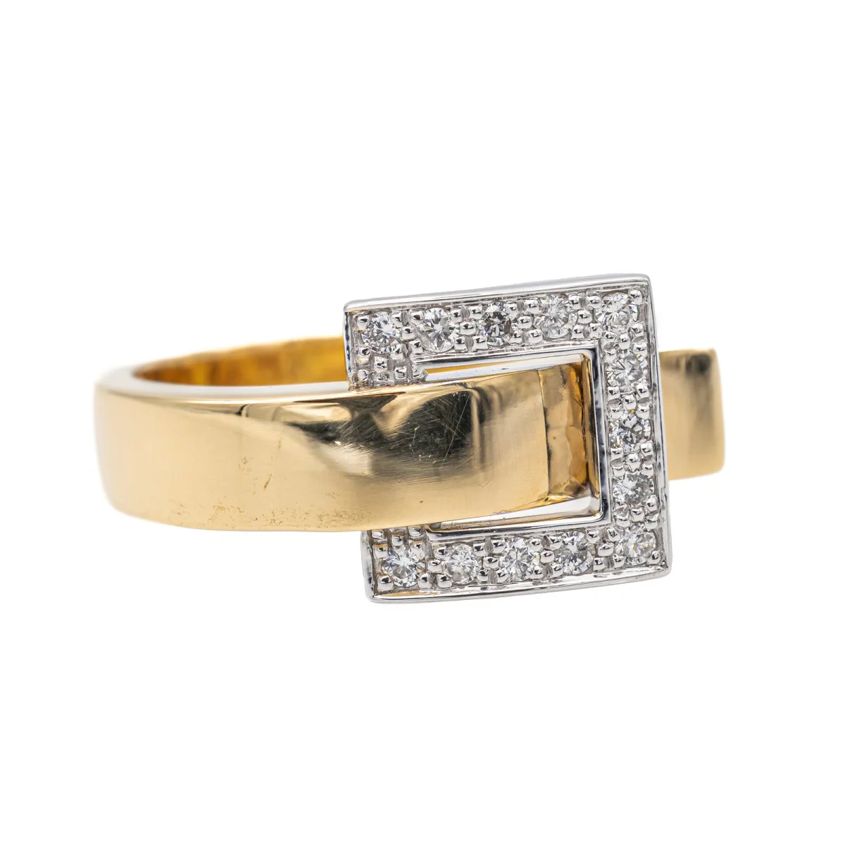 Guy Laroche Ring Yellow gold Diamond - Image 8