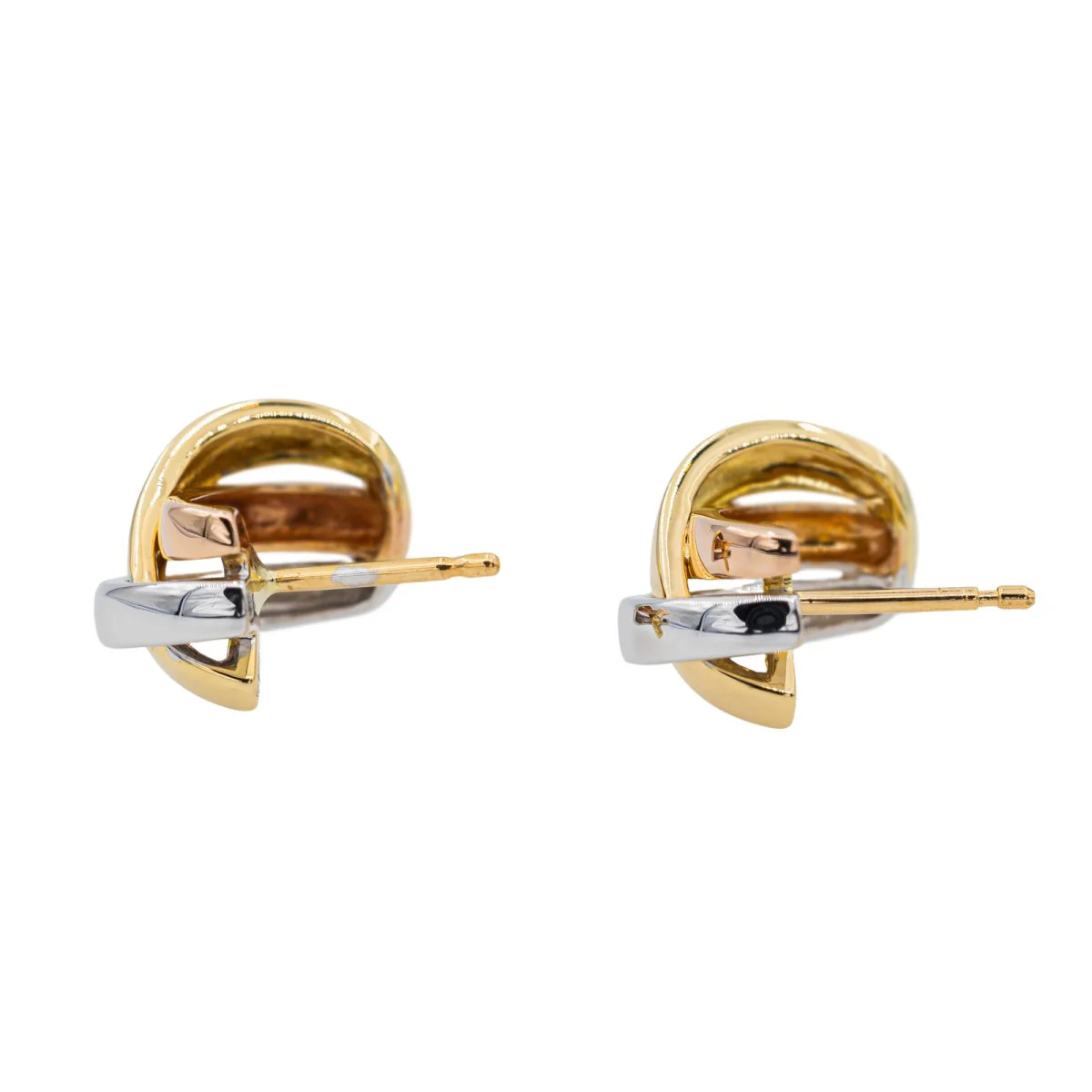 GUY LAROCHE Half hoop earrings in three golds - Image 6