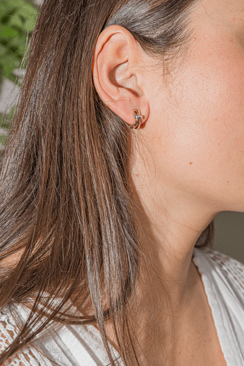 Guy Laroche Earrings Yellow Gold - Image 2