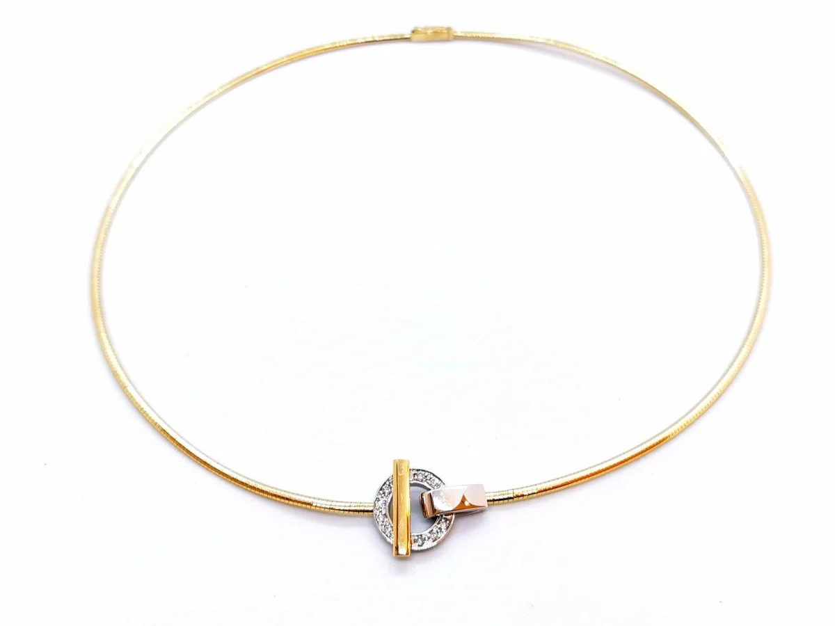Guy Laroche Necklace Yellow gold Diamond