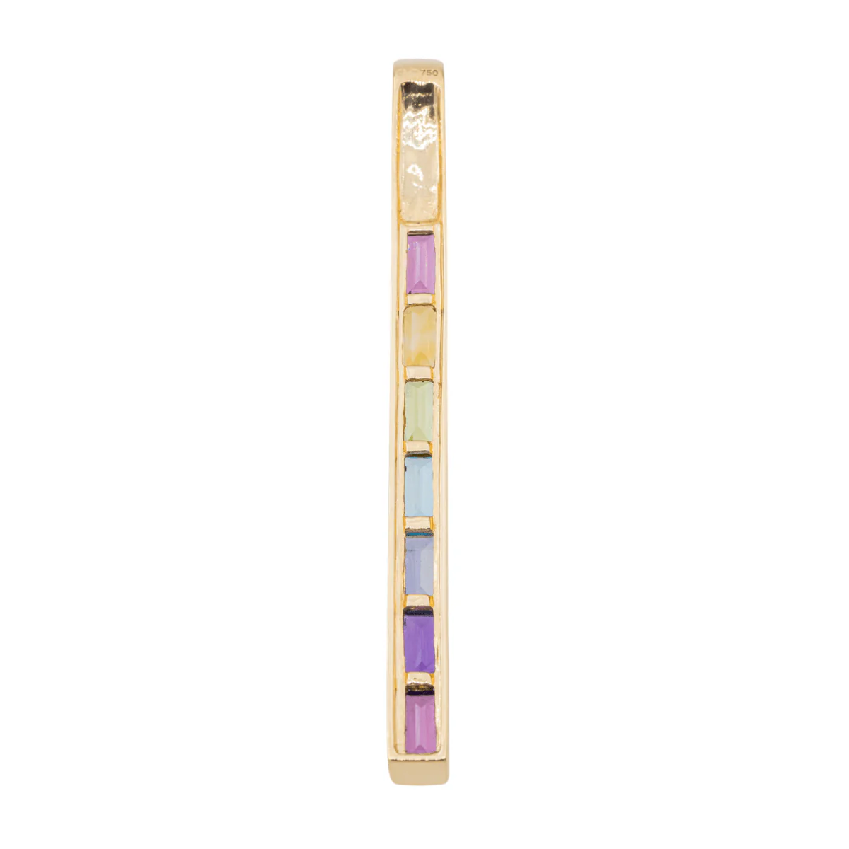 Guy Laroche Pendant Yellow gold Garnet - Image 5