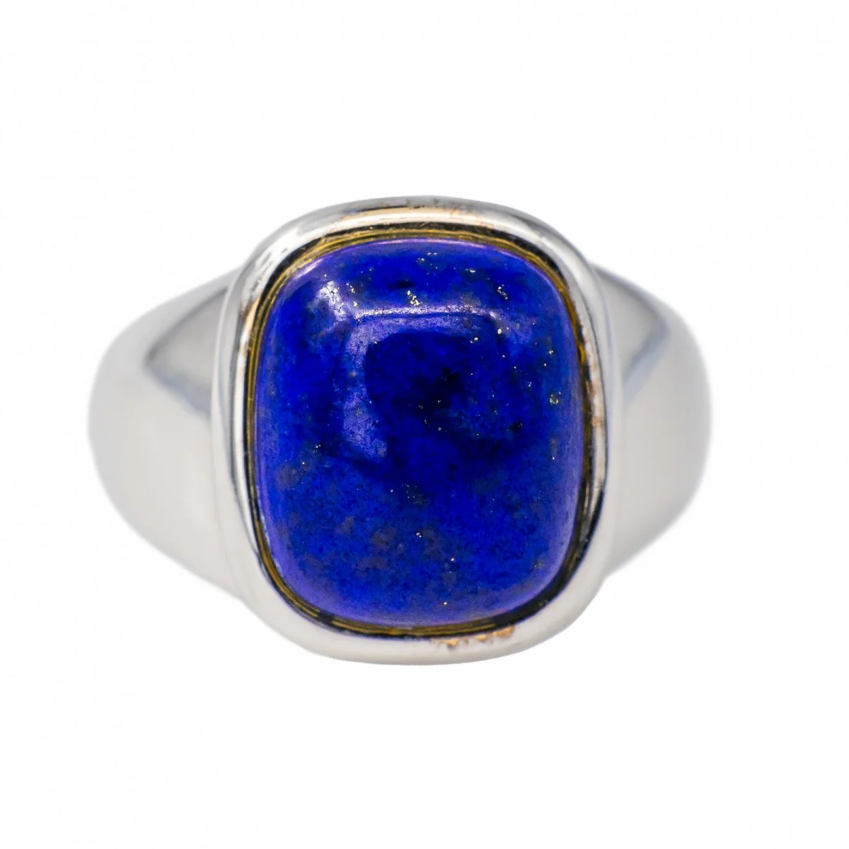 HERMÈS ring in white gold and lapis lazuli