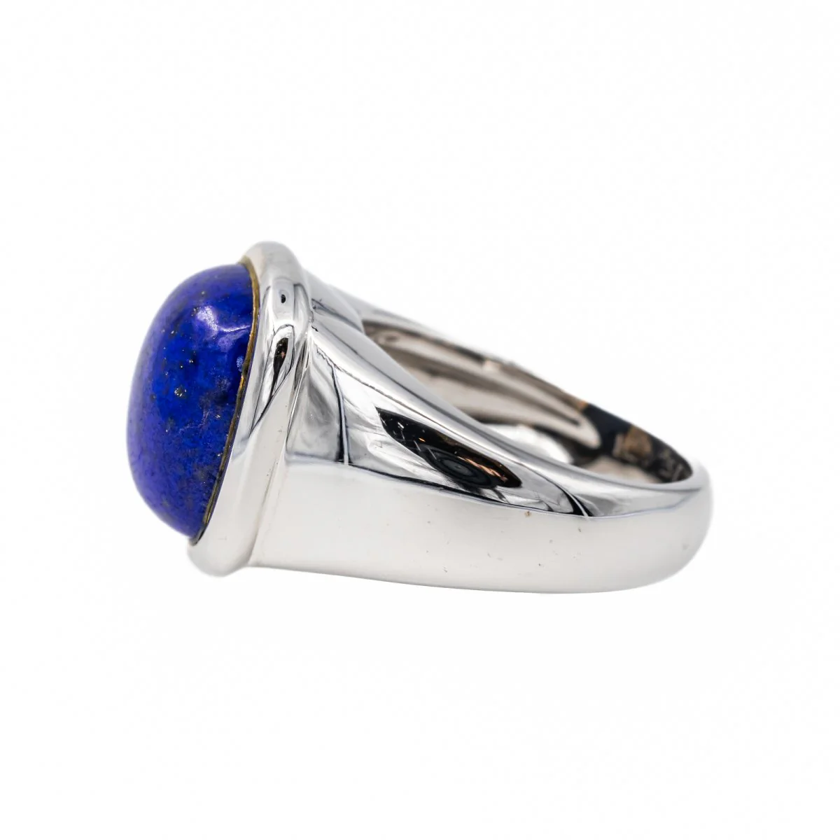 HERMÈS ring in white gold and lapis lazuli - Image 4