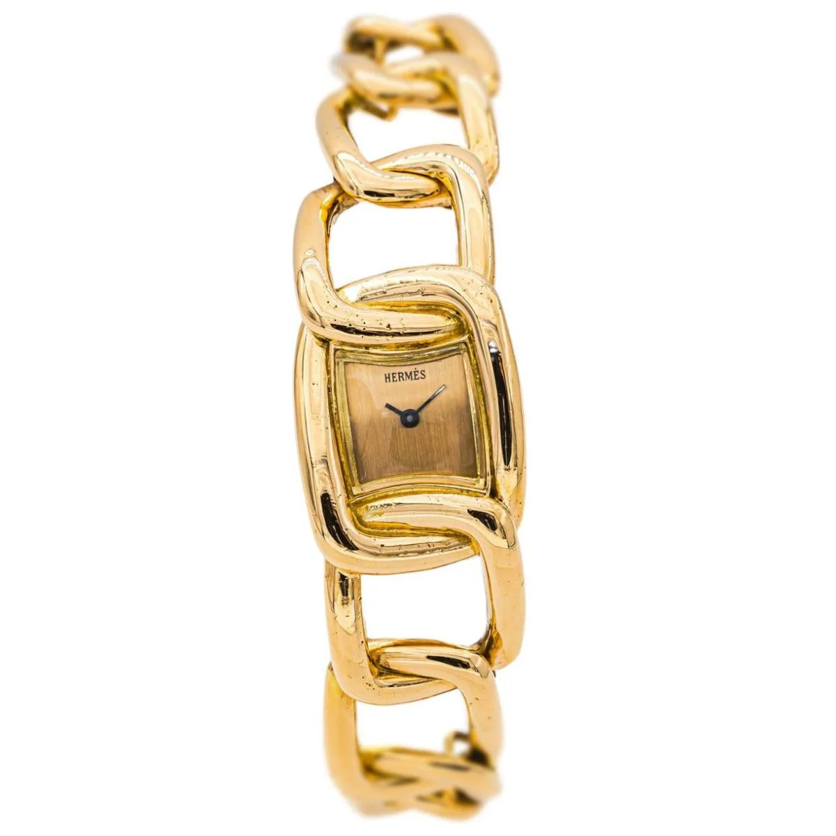 HERMÈS Watch in Yellow gold