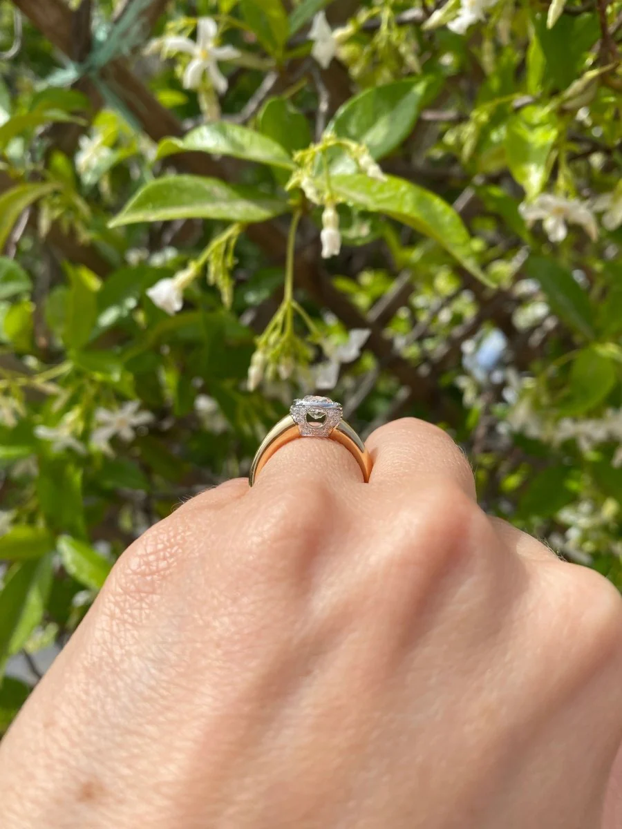 IGI Certified 1 Carat Cushion Diamond Solitaire Ring - Image 12
