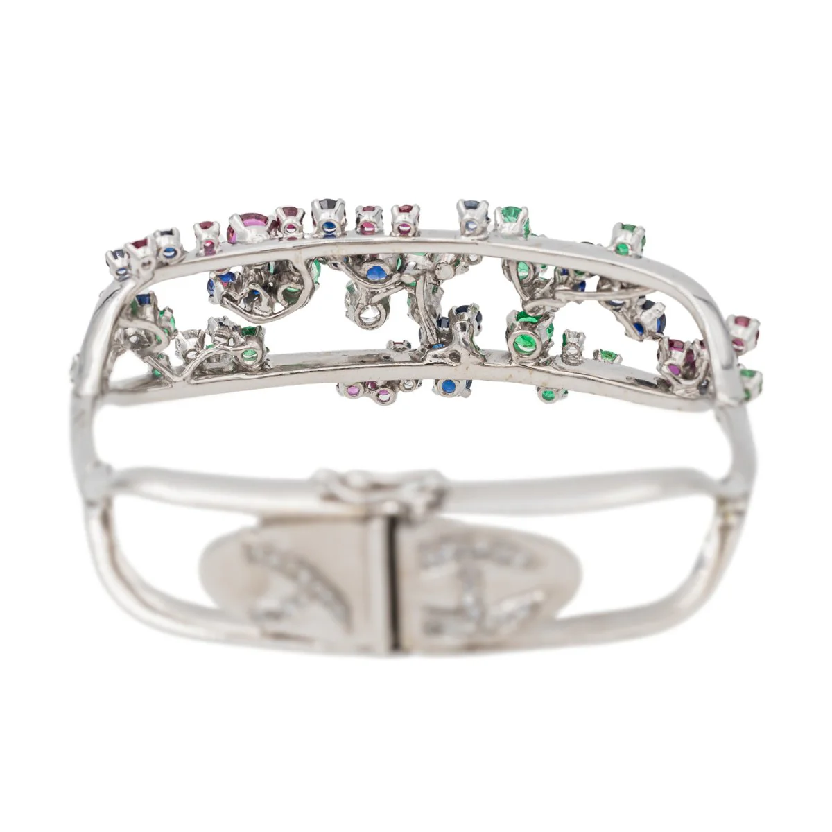 Bracelet Jean Vendôme White gold Sapphire - Image 5