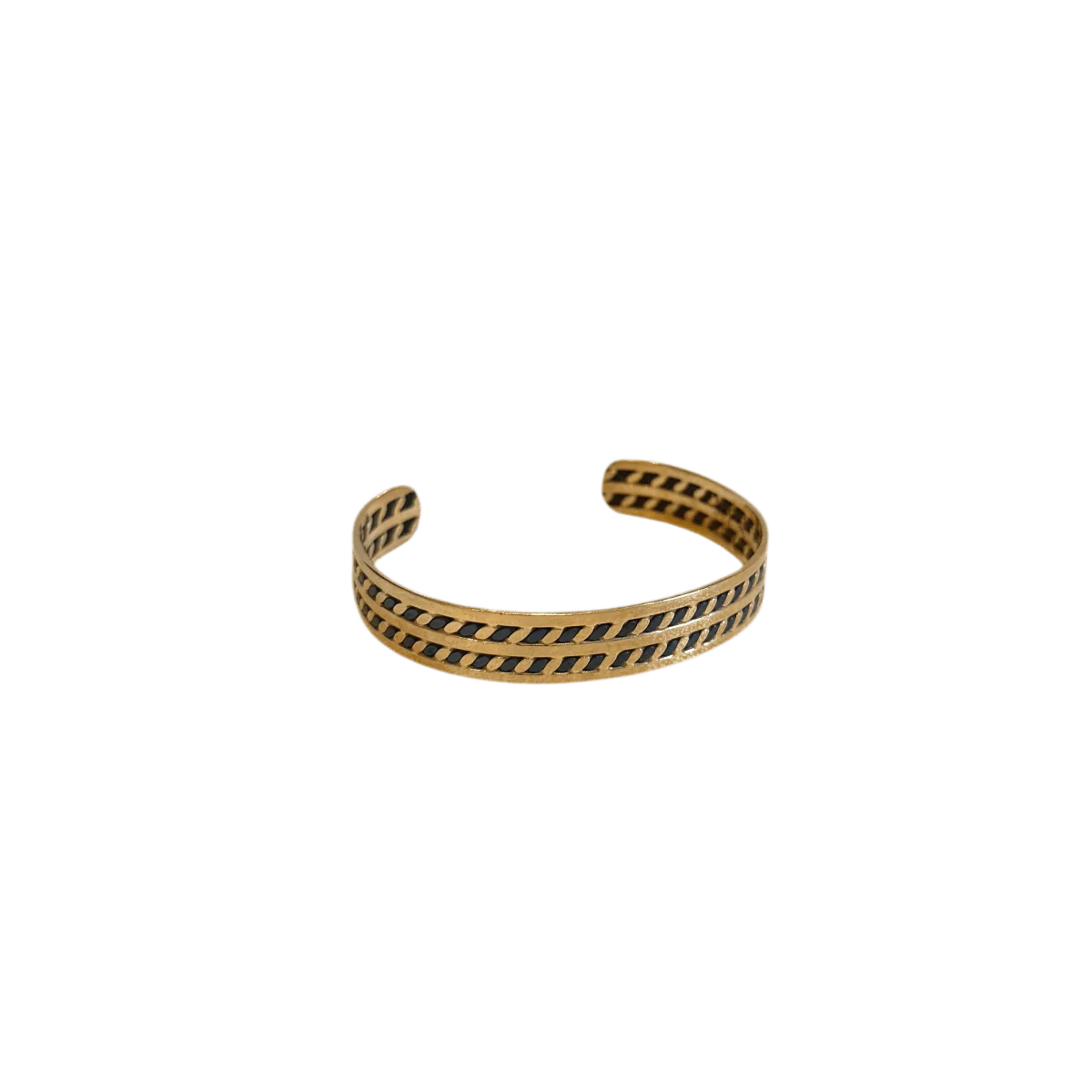 Bracelet Rush in yellow gold and steel