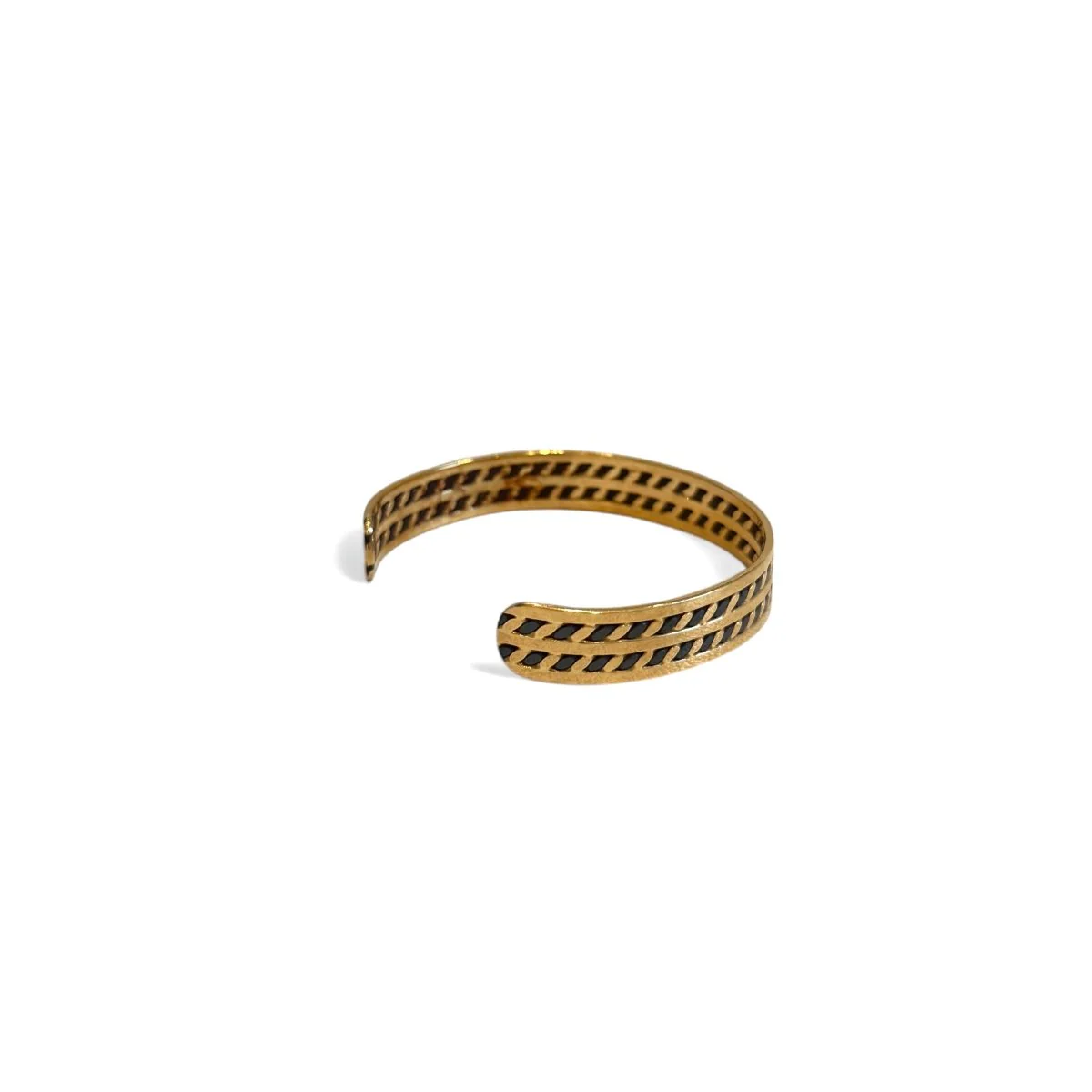 Bracelet Rush in yellow gold and steel - Image 4