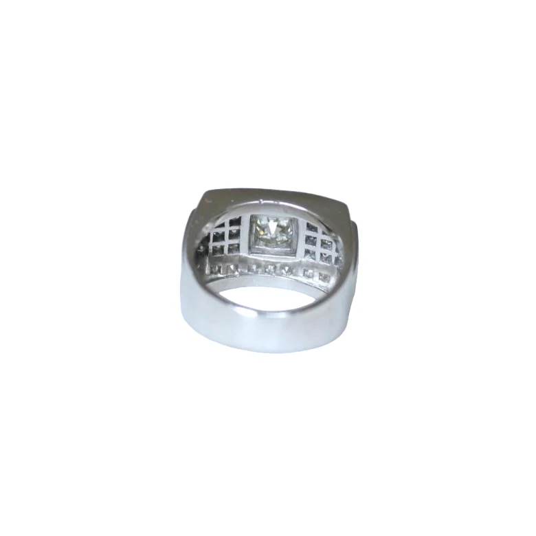 Ring Headband in paltinium and diamonds - Image 4