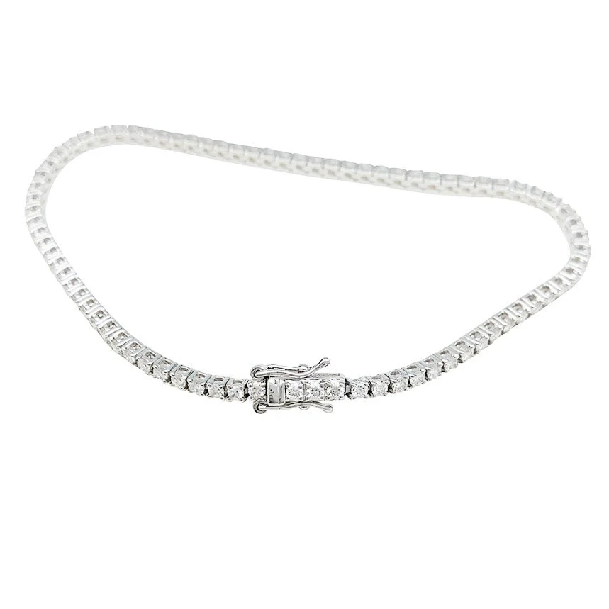 White gold diamond tennis line - Image 5