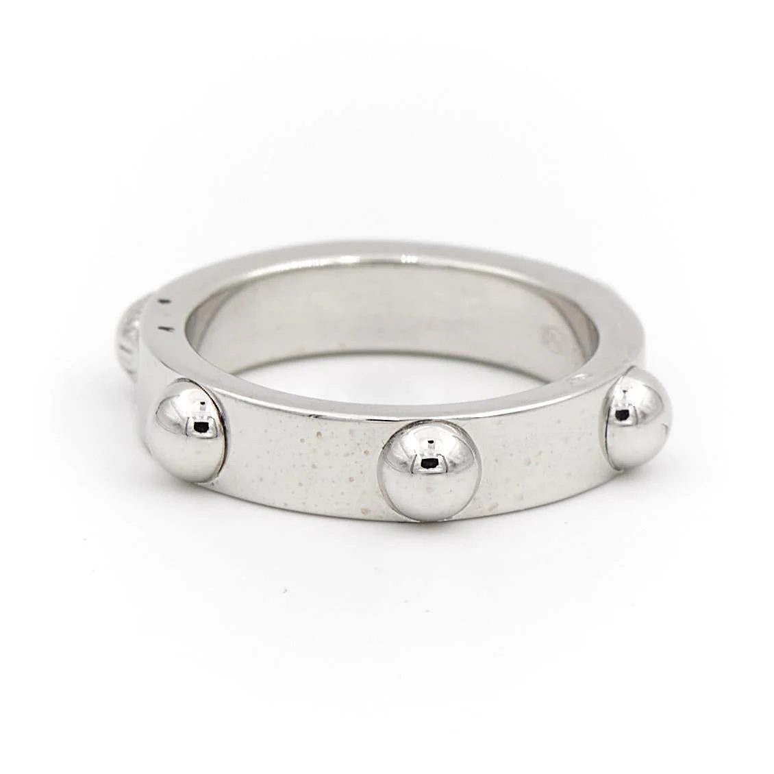 LOUIS VUITTON "Clous" ring in white gold - Image 4