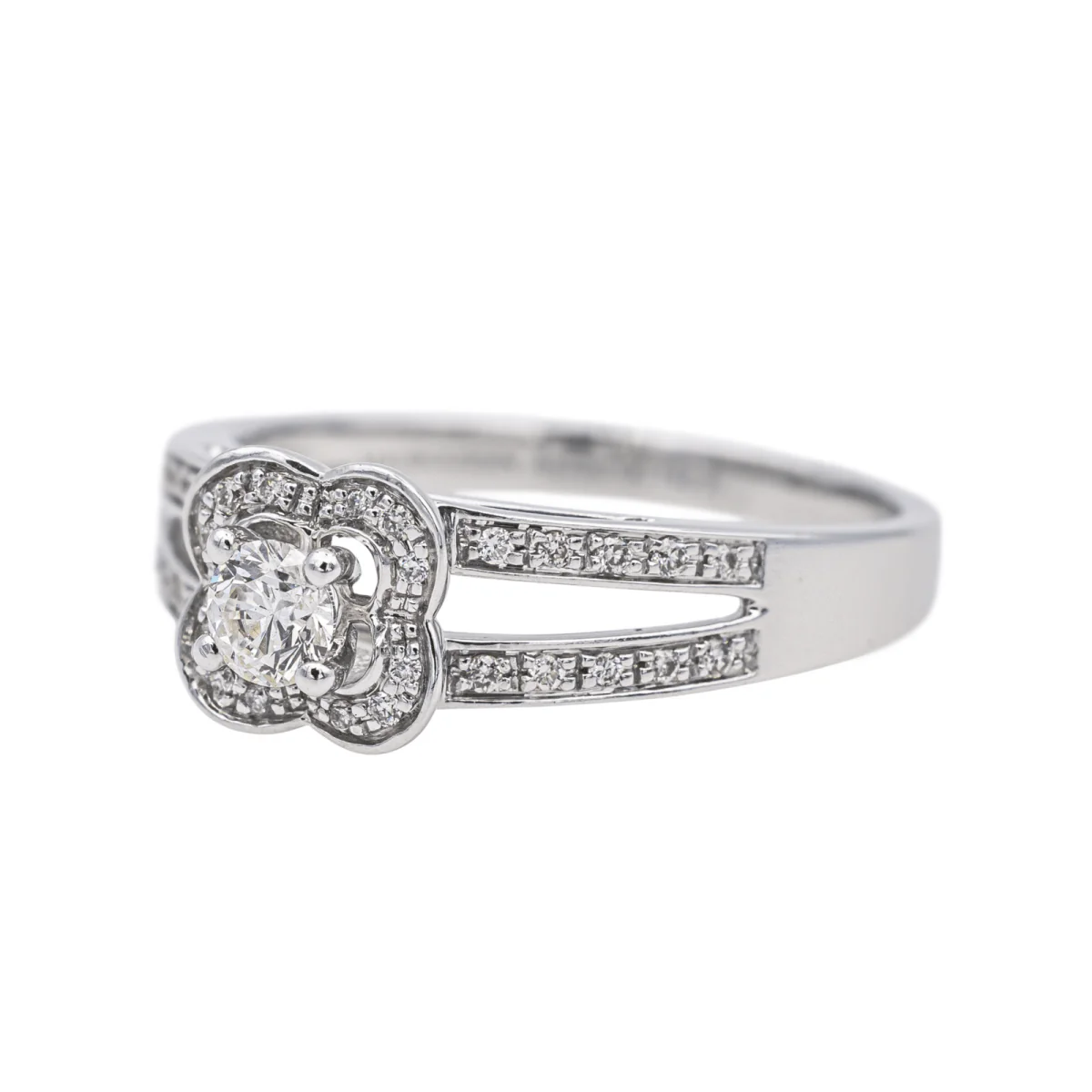 Ring MAUBOUSSIN "Chance of Love N°2" in white gold and diamonds - Image 3
