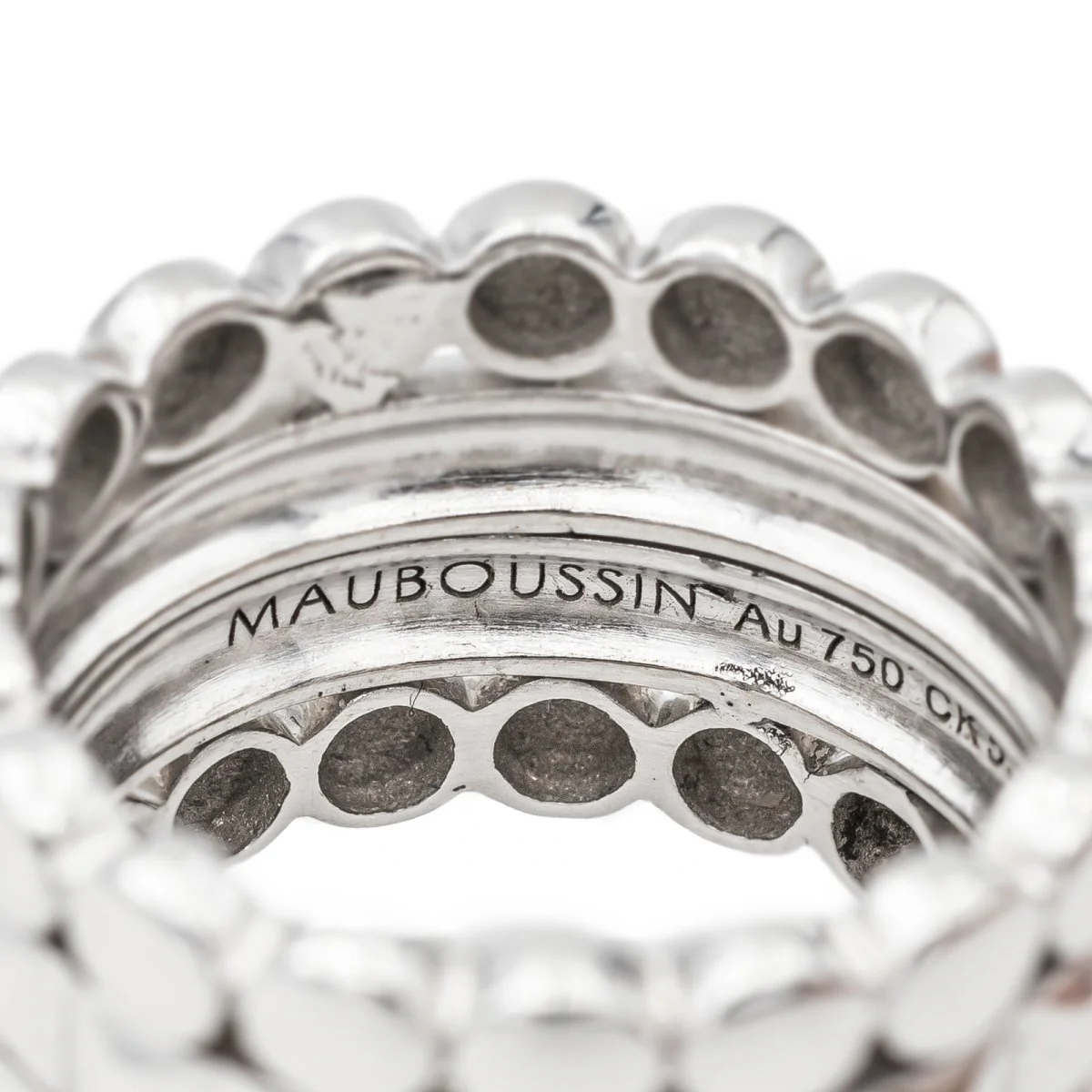 MAUBOUSSIN "Route de Tennesse" ring in white gold - Image 3
