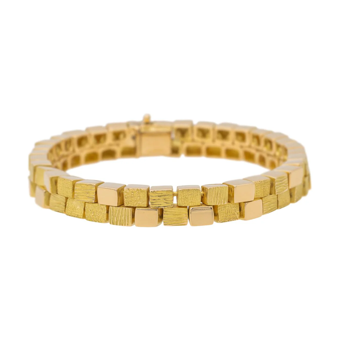 Bracelet MAUBOUSSIN "Cubes" in yellow gold