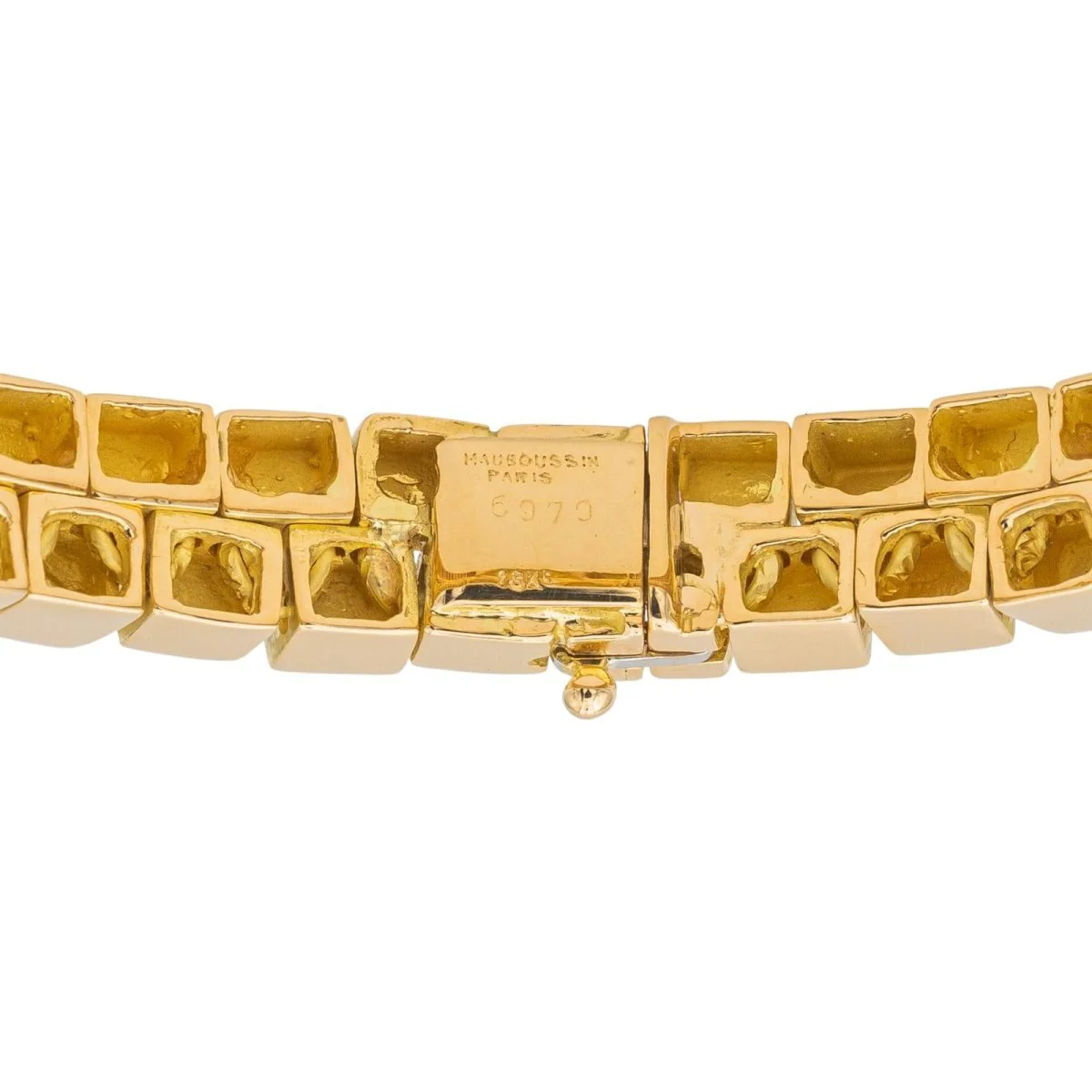 Bracelet MAUBOUSSIN "Cubes" in yellow gold - Image 5