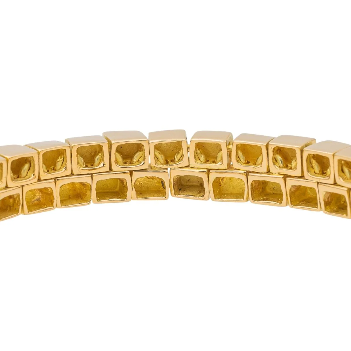 Bracelet MAUBOUSSIN "Cubes" in yellow gold - Image 6
