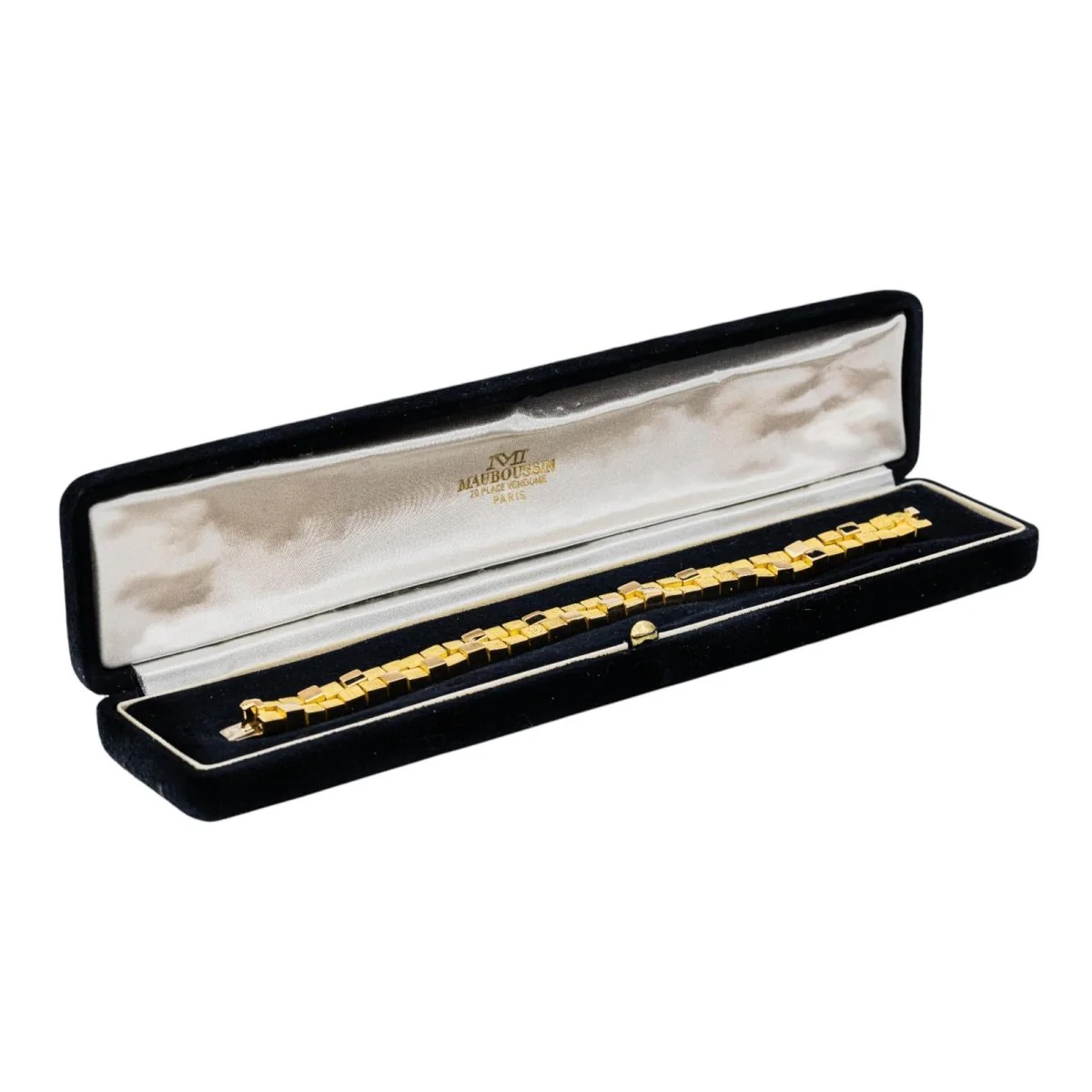Bracelet MAUBOUSSIN "Cubes" in yellow gold - Image 8