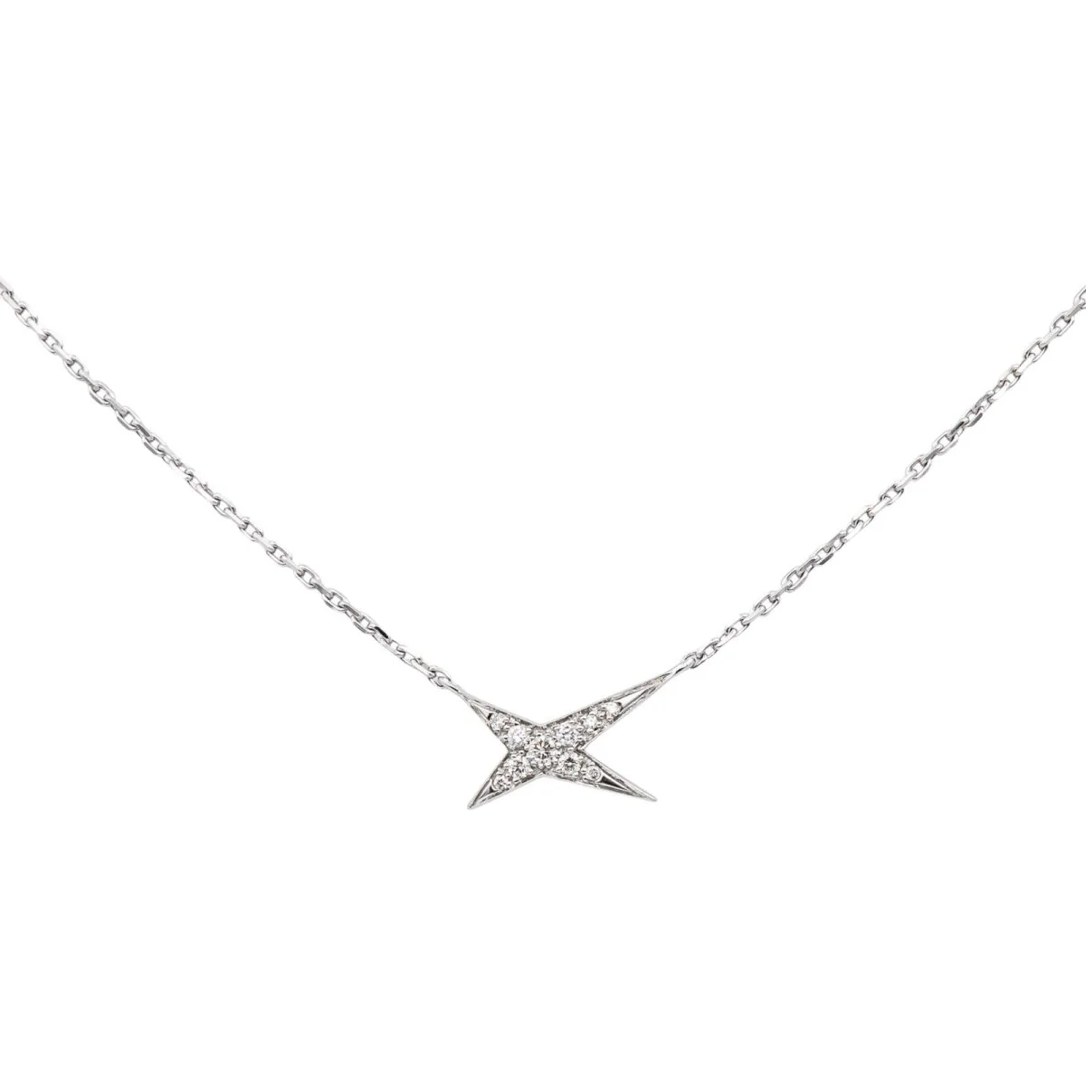 MAUBOUSSIN "French Valentine" Pendant Necklace in white gold and diamonds - Image 3