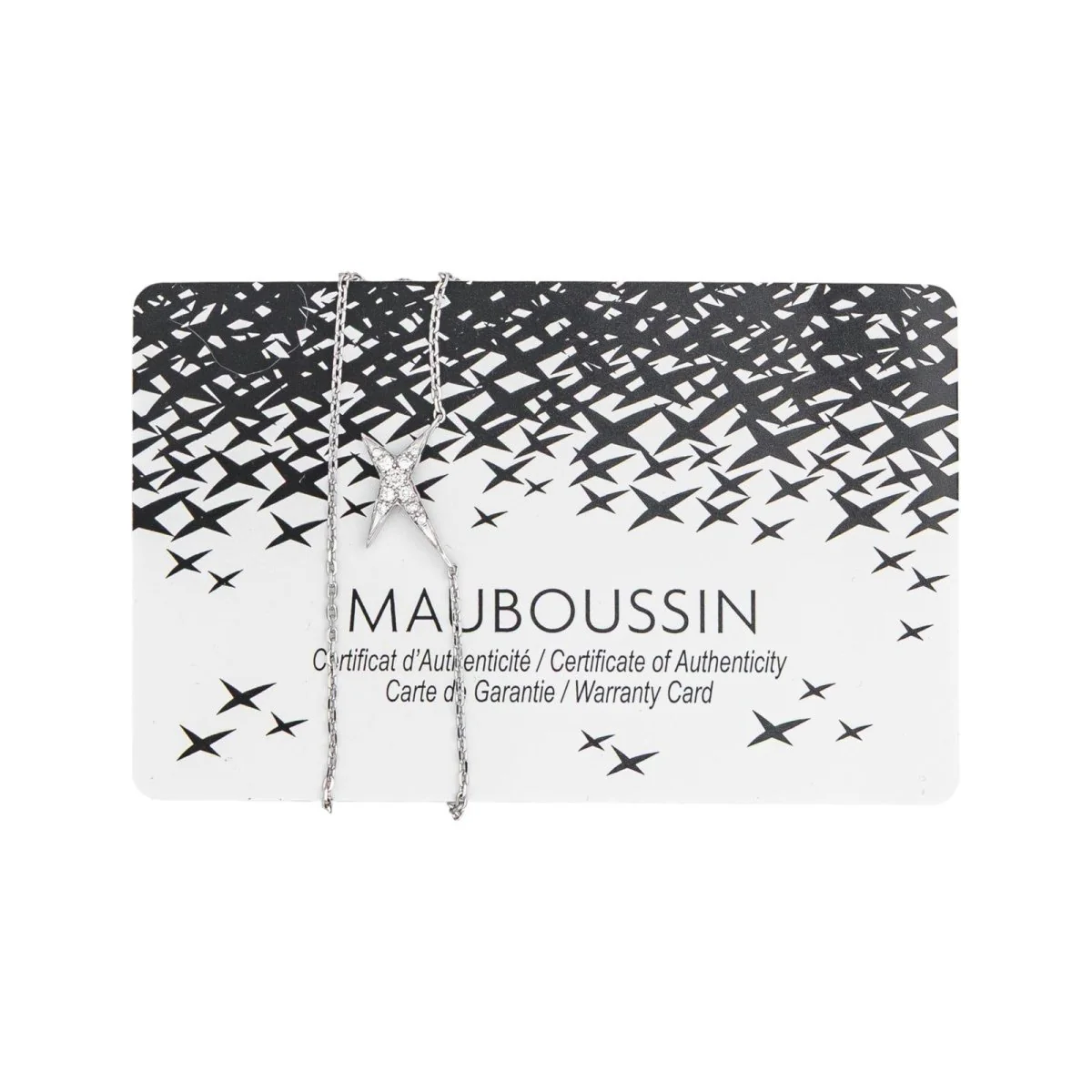 MAUBOUSSIN "French Valentine" Pendant Necklace in white gold and diamonds - Image 8