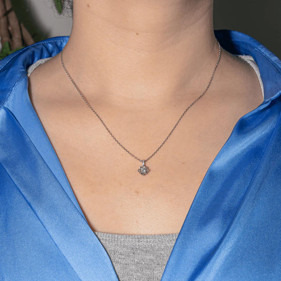 Mauboussin Necklace Ma reine d'amour pendant White gold diamond - Image 2