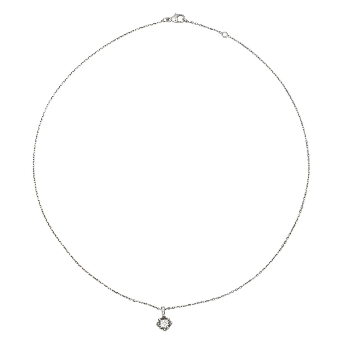 Mauboussin Necklace Ma reine d'amour pendant White gold diamond - Image 8
