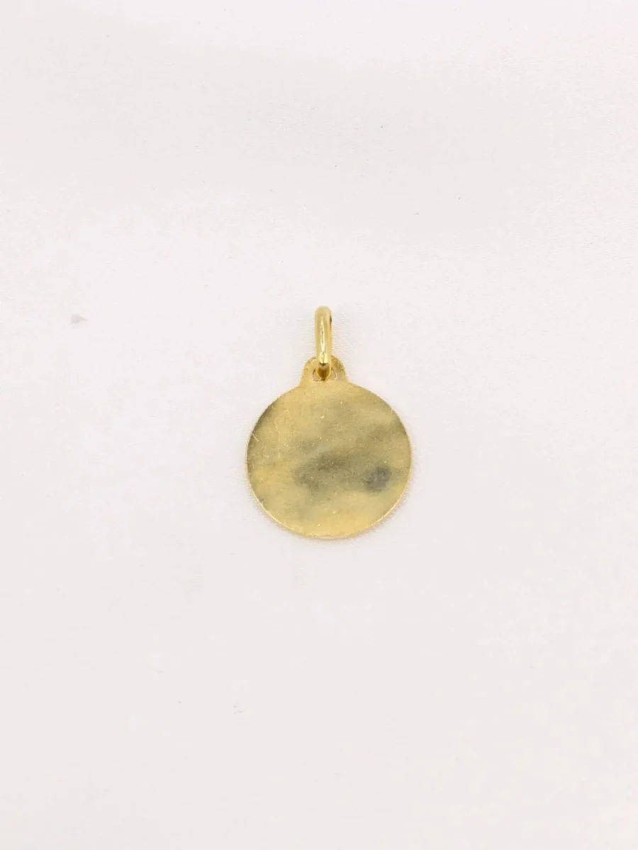 Mini Love Medal Augis More than yesterday less than tomorrow yellow gold diamond ruby - Image 4