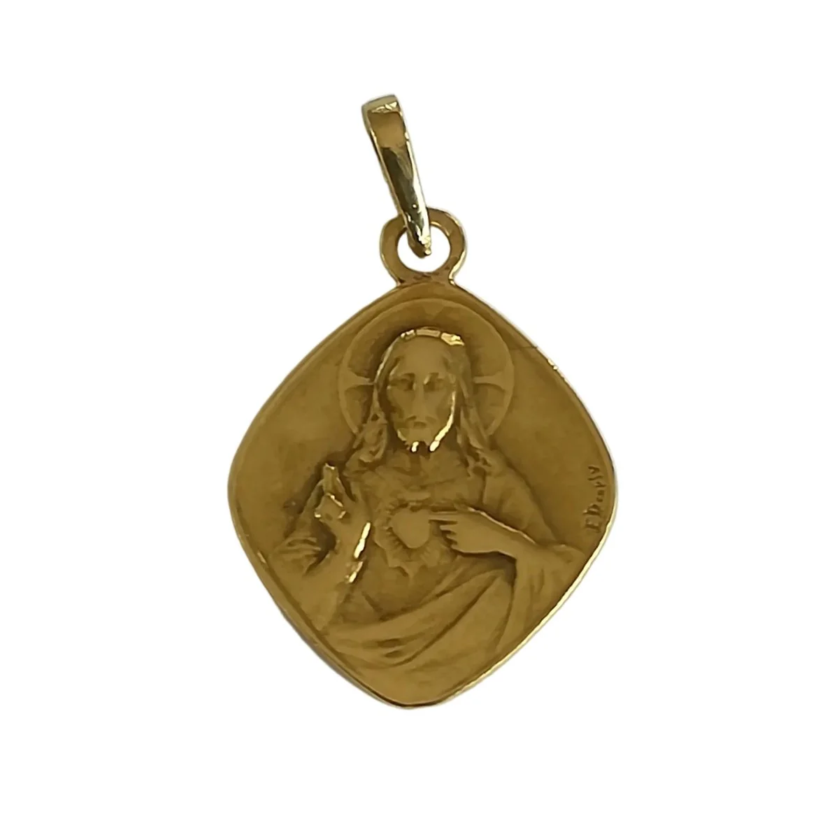 Yellow gold Scapular Medal - Image 2