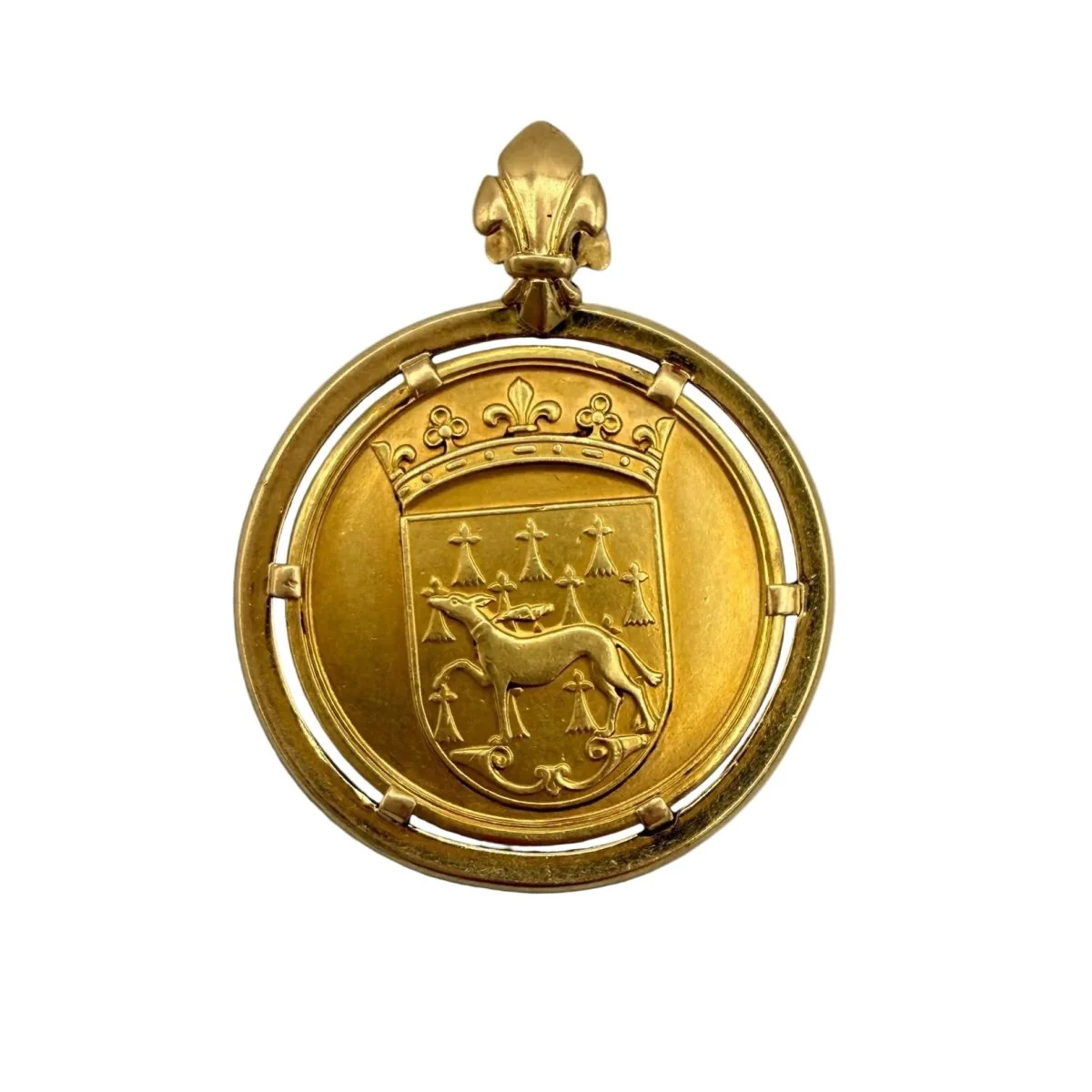 Yellow gold Medal - Image 3