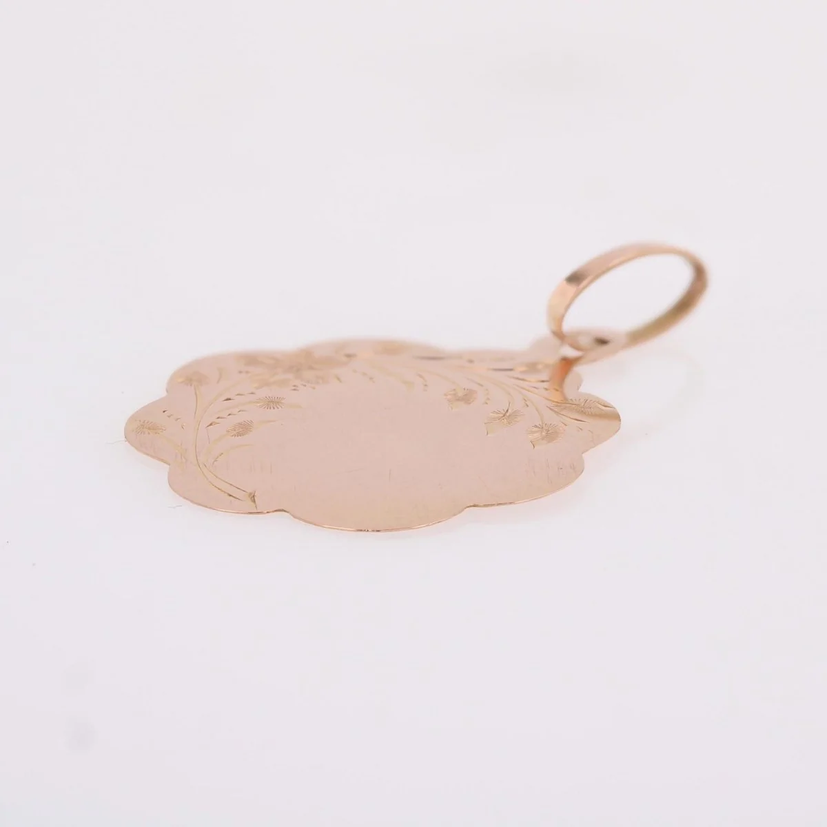 Antique rose gold polylobed medal - Image 9