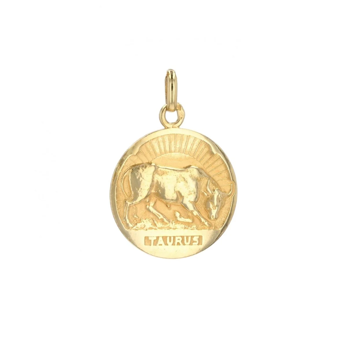 Yellow gold pendant