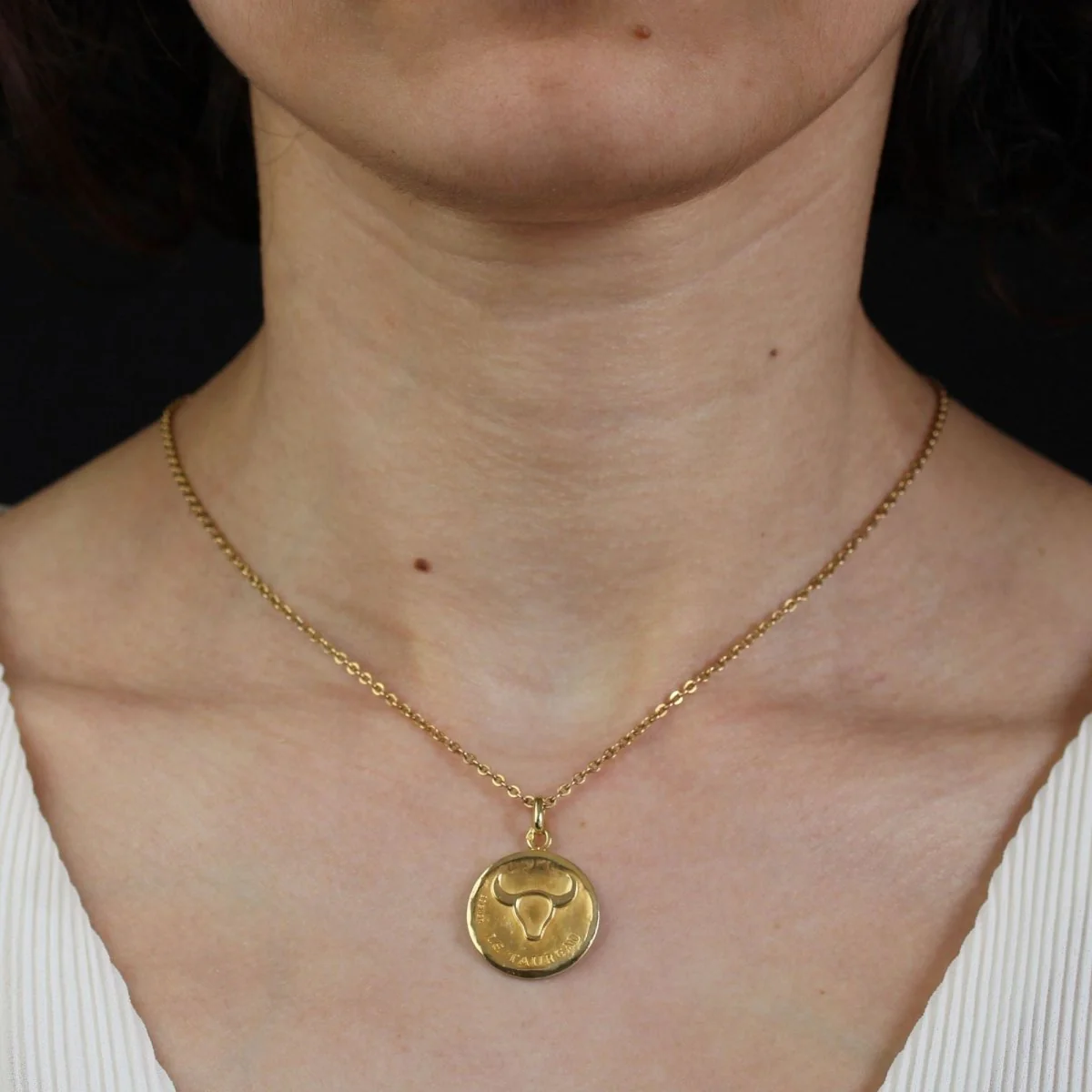 Yellow gold pendant - Image 2